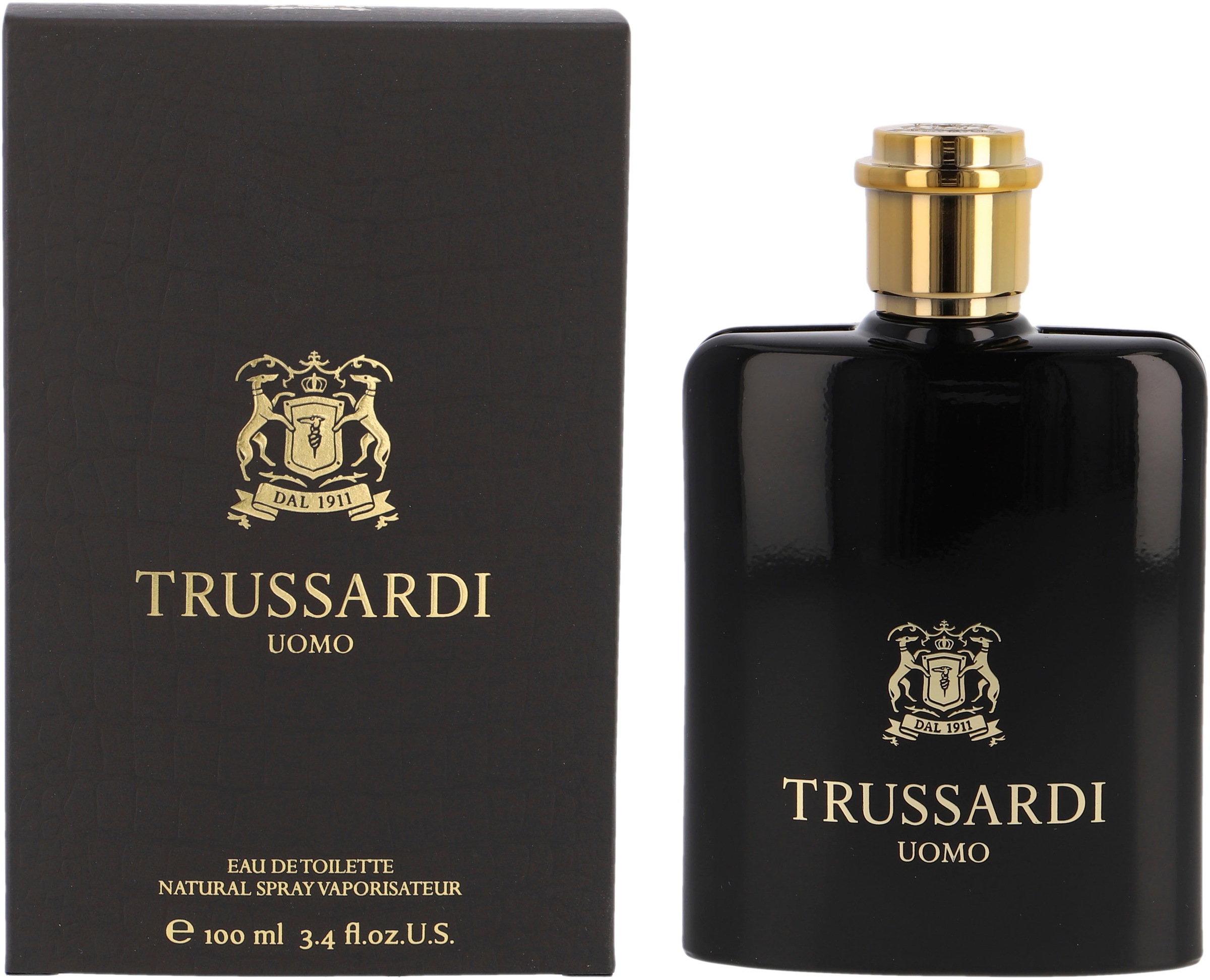 Trussardi Eau de Toilette »1911 Uomo«, Zitrischer Herrenduft mit Bergamotte, Veilchen, Geranie und Leder.