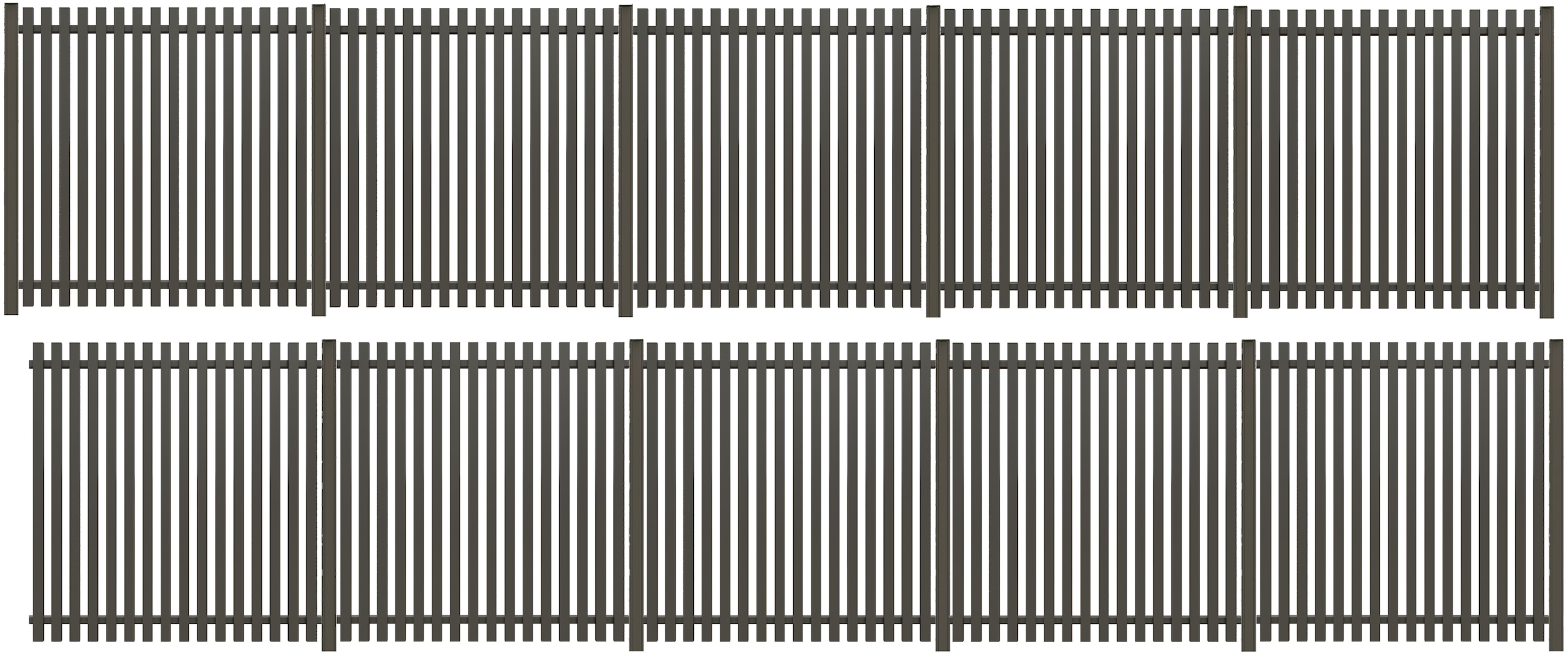 Tetzner & Jentzsch Sichtschutzelement "MOLE" robuste Aluminium-Elemente in verschiedenen Längen