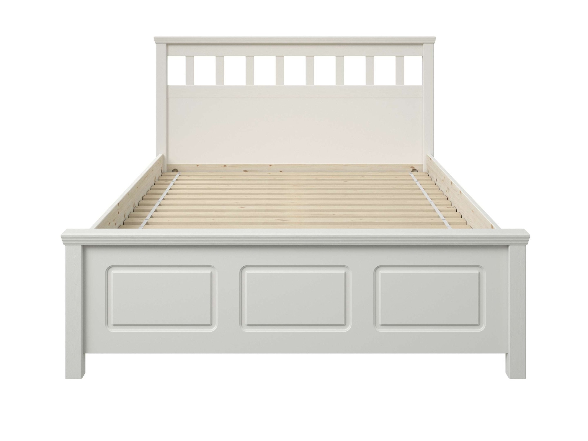 OTTO home Bett »Tillian, Bettgestell, Doppelbett, Bettkasten optional, Made in EU« B/T/H: 149,6/213,1/230,8 cm,  aus massiver Kiefer in Kombination mit MDF, FSC®, inklusive Lattnerost