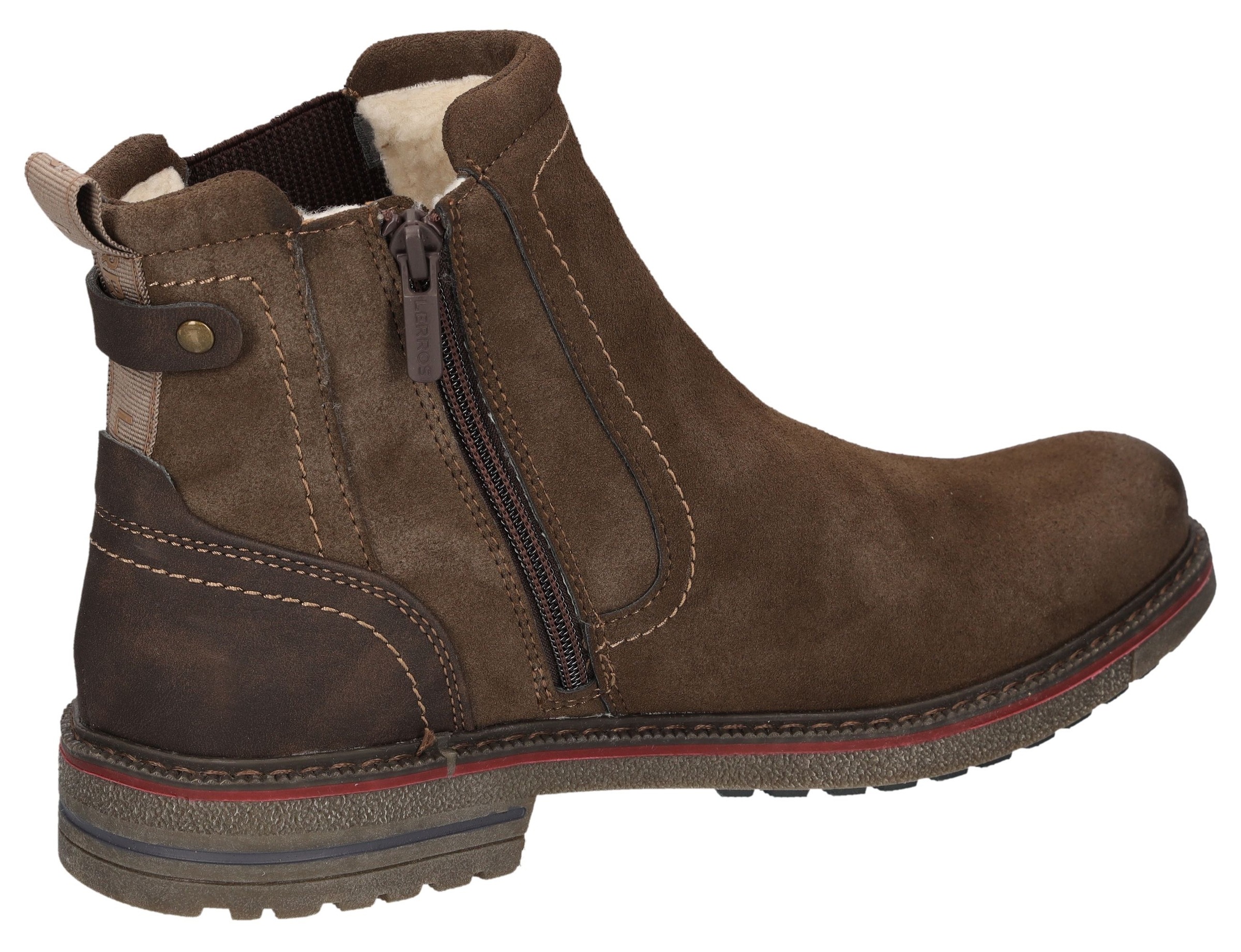 LERROS Chelseaboots, Schlupfstiefel, mit Reißverschluss, Winterboots mit Warmfutter