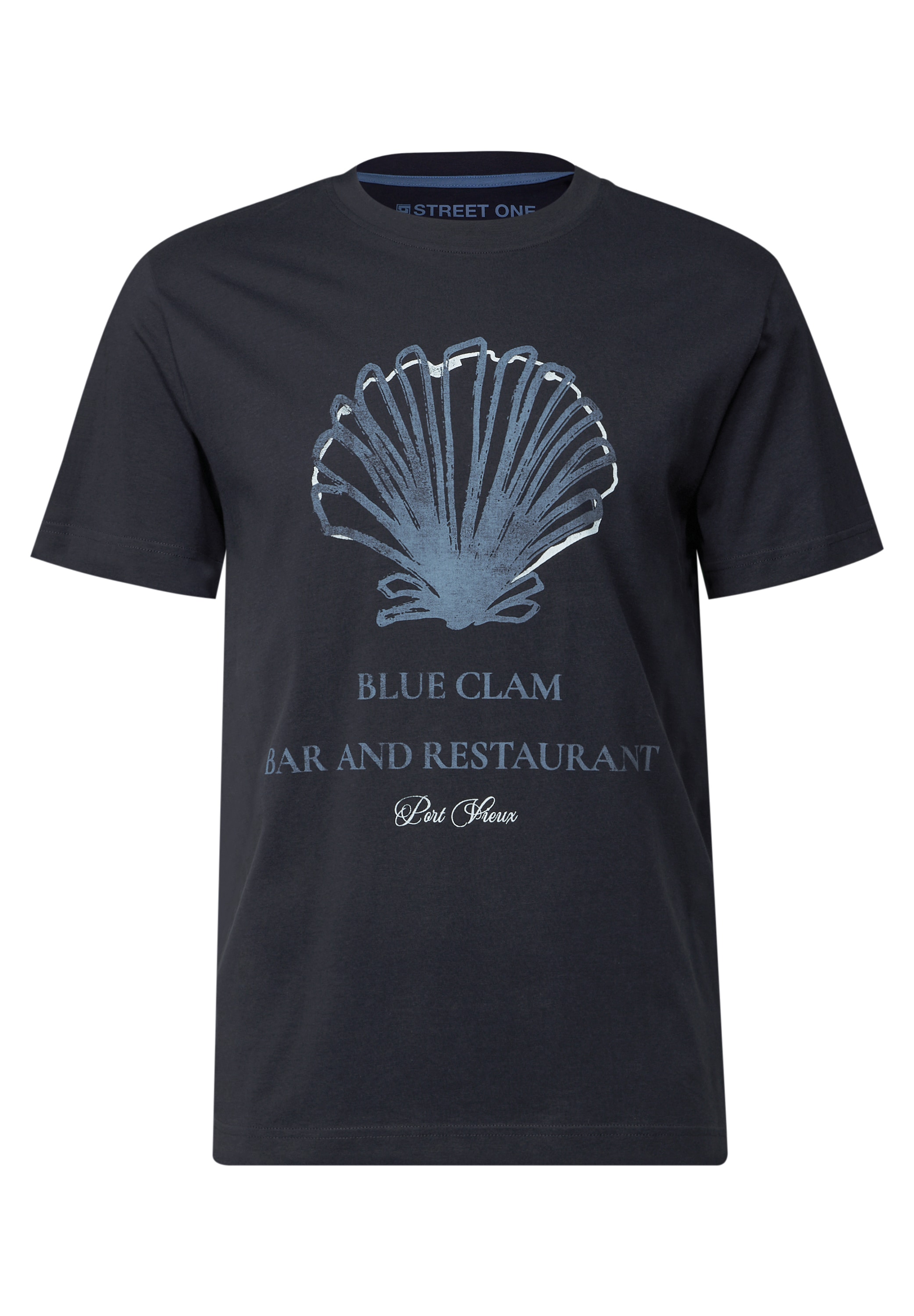 STREET ONE MEN T-Shirt, aus reiner Baumwolle