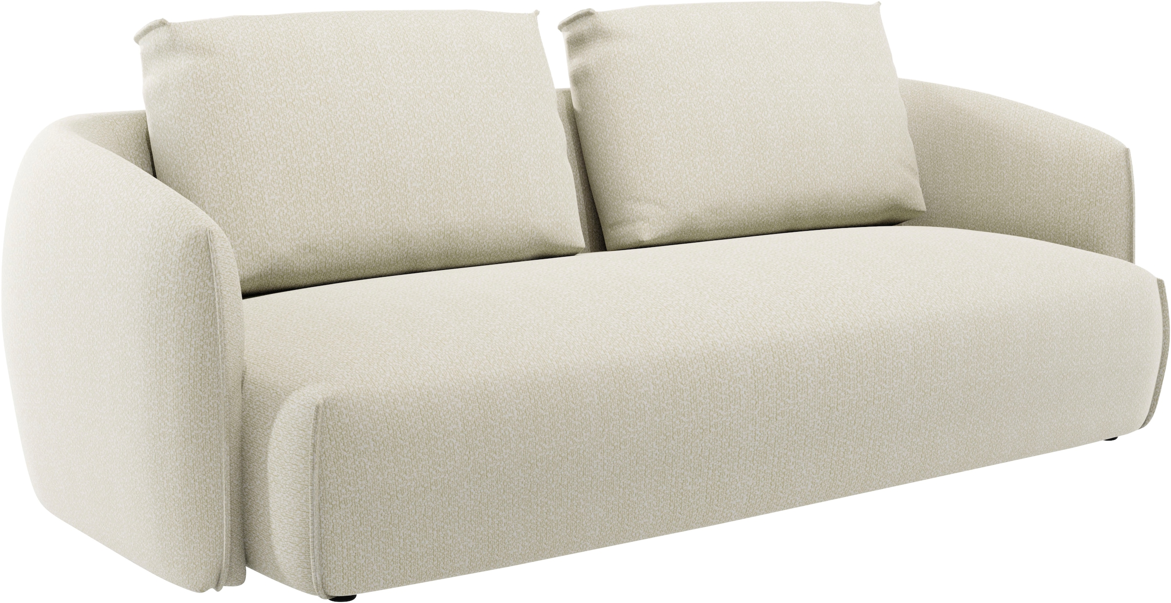 Guido Maria Kretschmer Home&Living 3-Sitzer »Shawn Designsofa mit elegant geschwungen Armlehnen, bequem«, organischer Form, mit hochwertigem Bezug