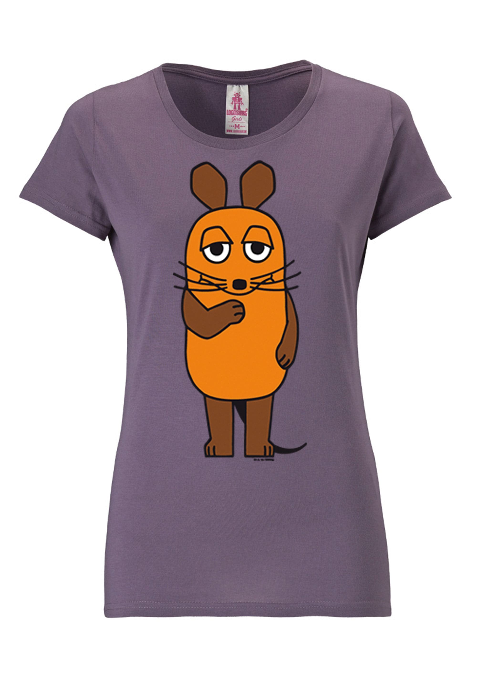 LOGOSHIRT T-Shirt »Sendung mit der Maus«, mit coolem Maus-Print