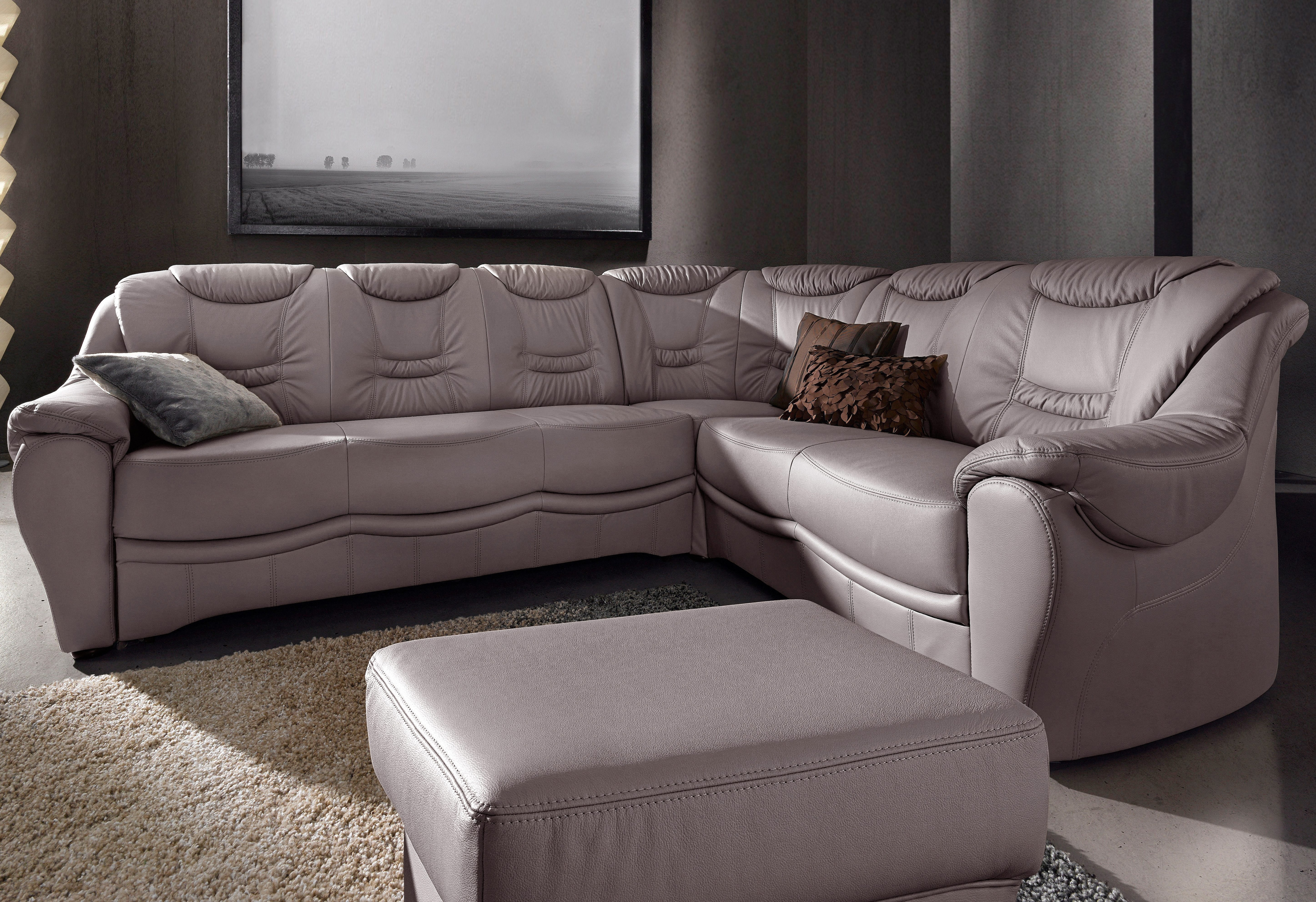 sit&more Ecksofa "Benson L-Form" wahlweise mit Schlaffunktion