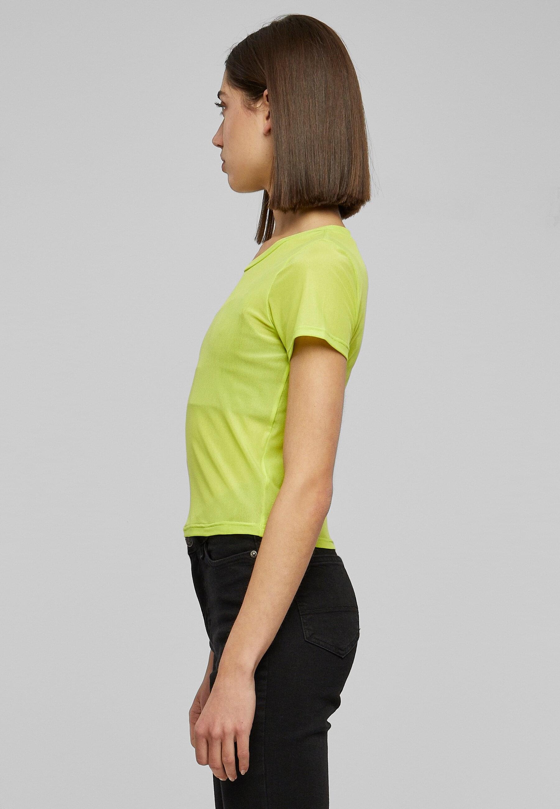URBAN CLASSICS T-Shirt »Urban Classics Damen Ladies Short Mesh Tee«, (1 tlg.)