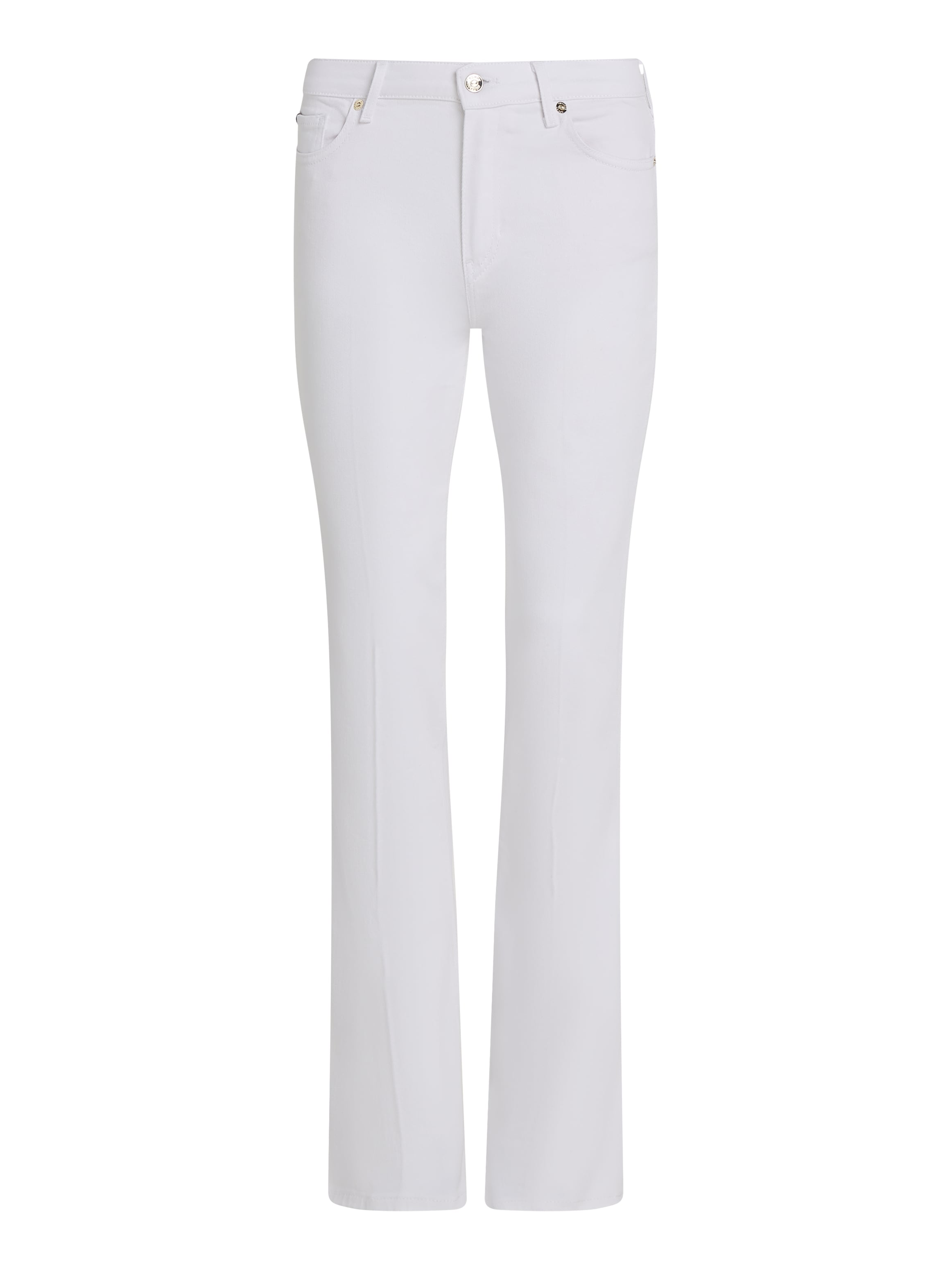 Tommy Hilfiger Bootcut-Jeans »Bootcut Regular Waist«, mittlere normale Leibhöhe, mit Bügelfalten, mit Nieten
