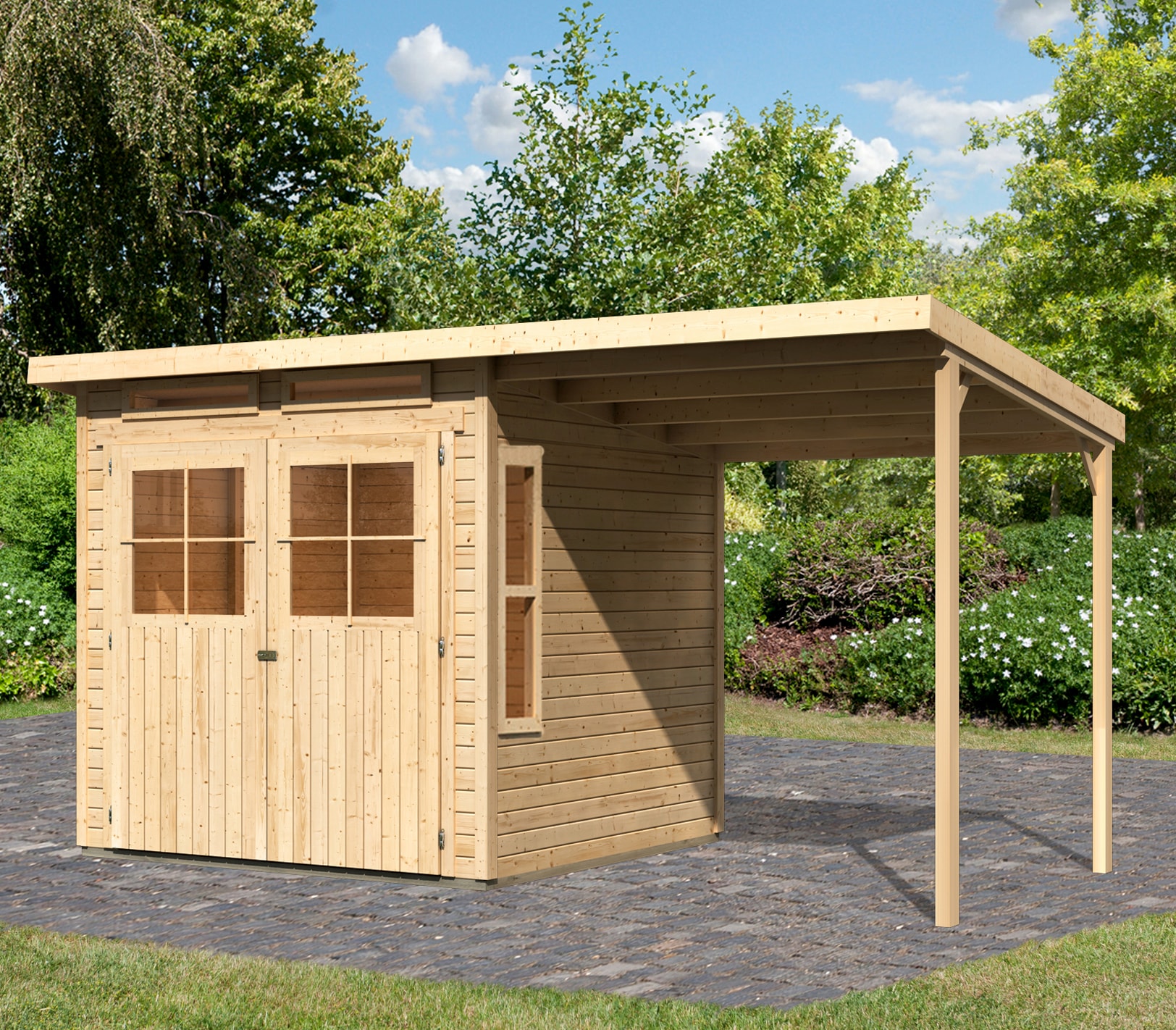 Karibu Gartenhaus "Falkensee 3" günstig online kaufen