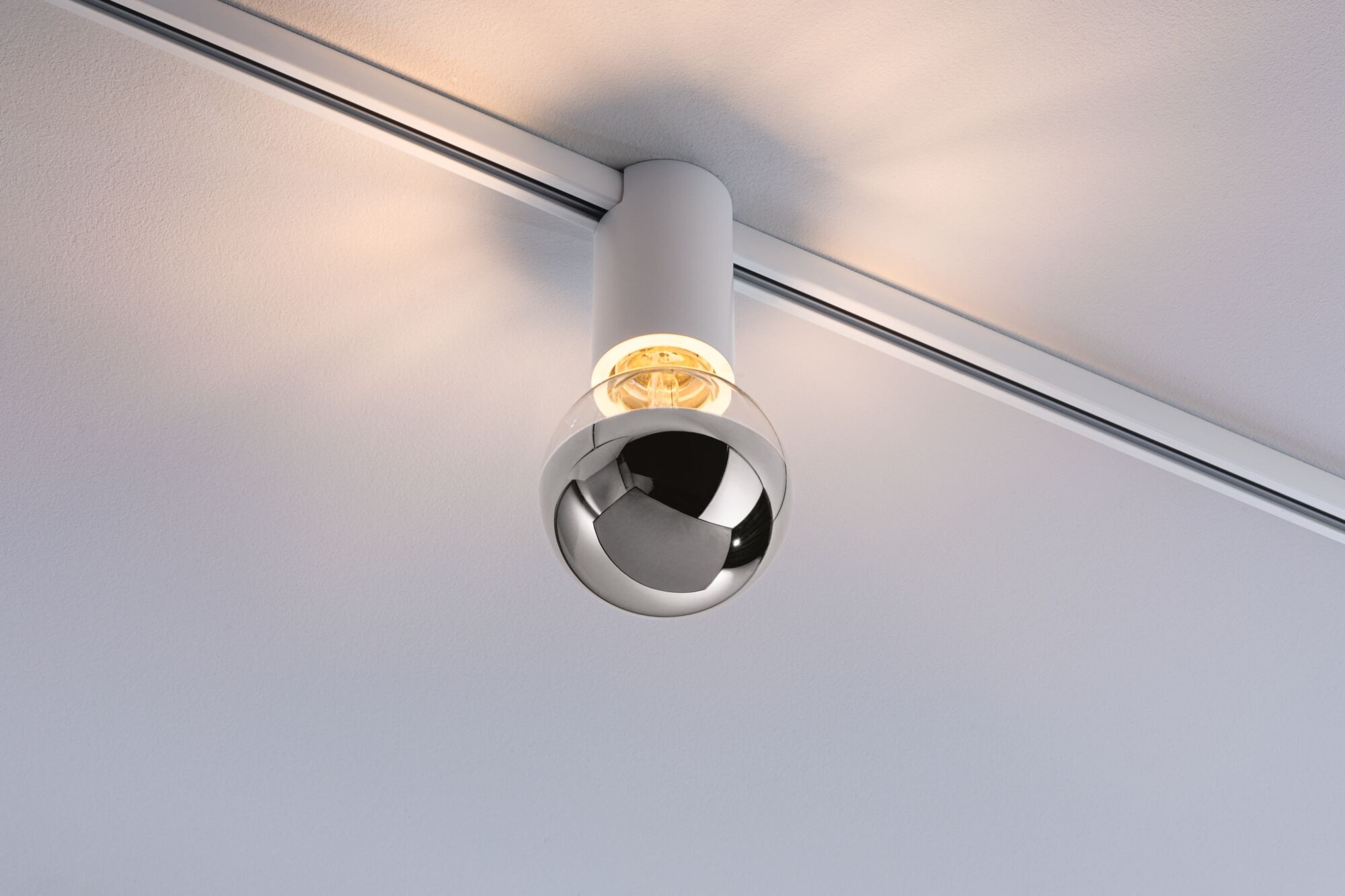 Paulmann Schienensystem-Leuchten »URail Schienenspot Socket E27 max. 20W dimmbar 230V Signalweiß«