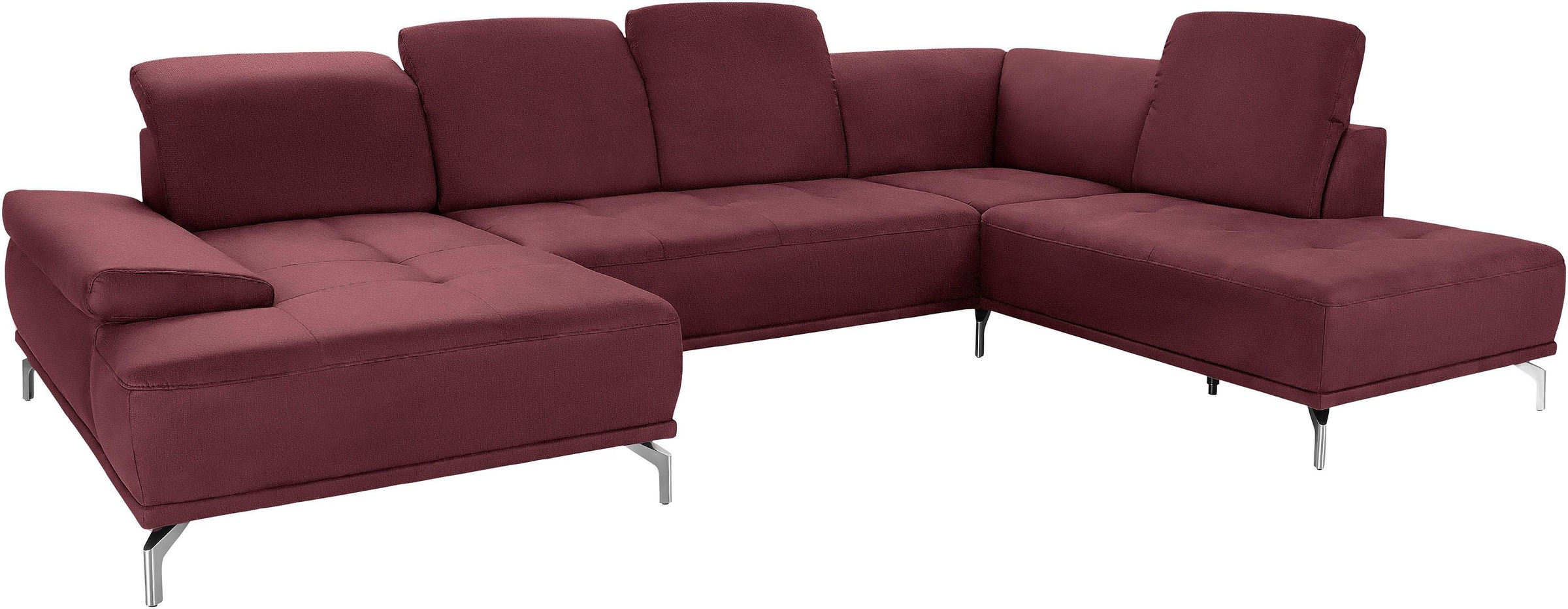 Home affaire Wohnlandschaft "Caluna" Inkl.Sitztiefenverstellung, wahlweise günstig online kaufen