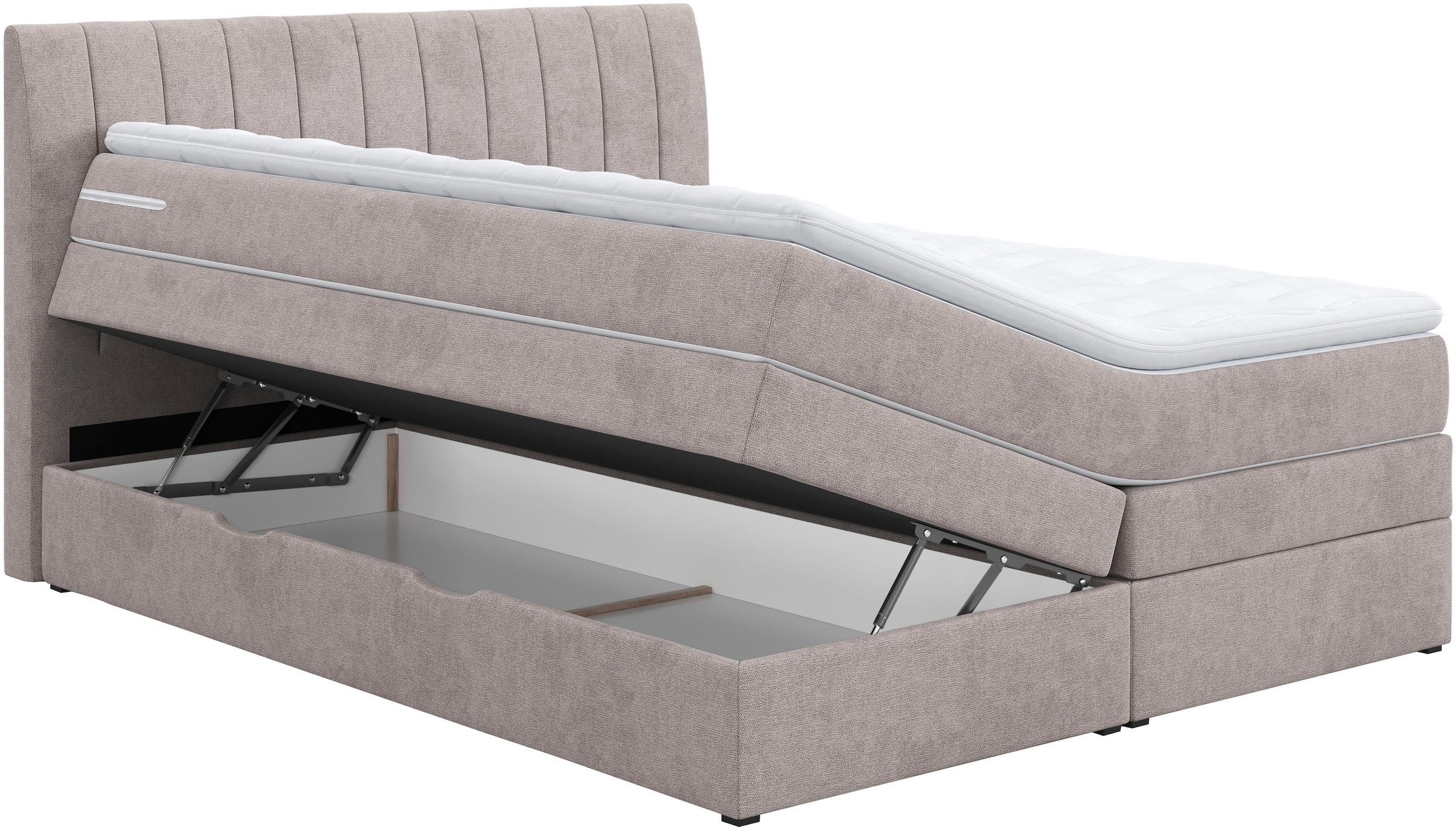 COTTA Boxspringbett »Shark inkl. Bettkasten und Topper«, erhältlich in den Breiten 140x200cm, 160x200cm und 180x200cm