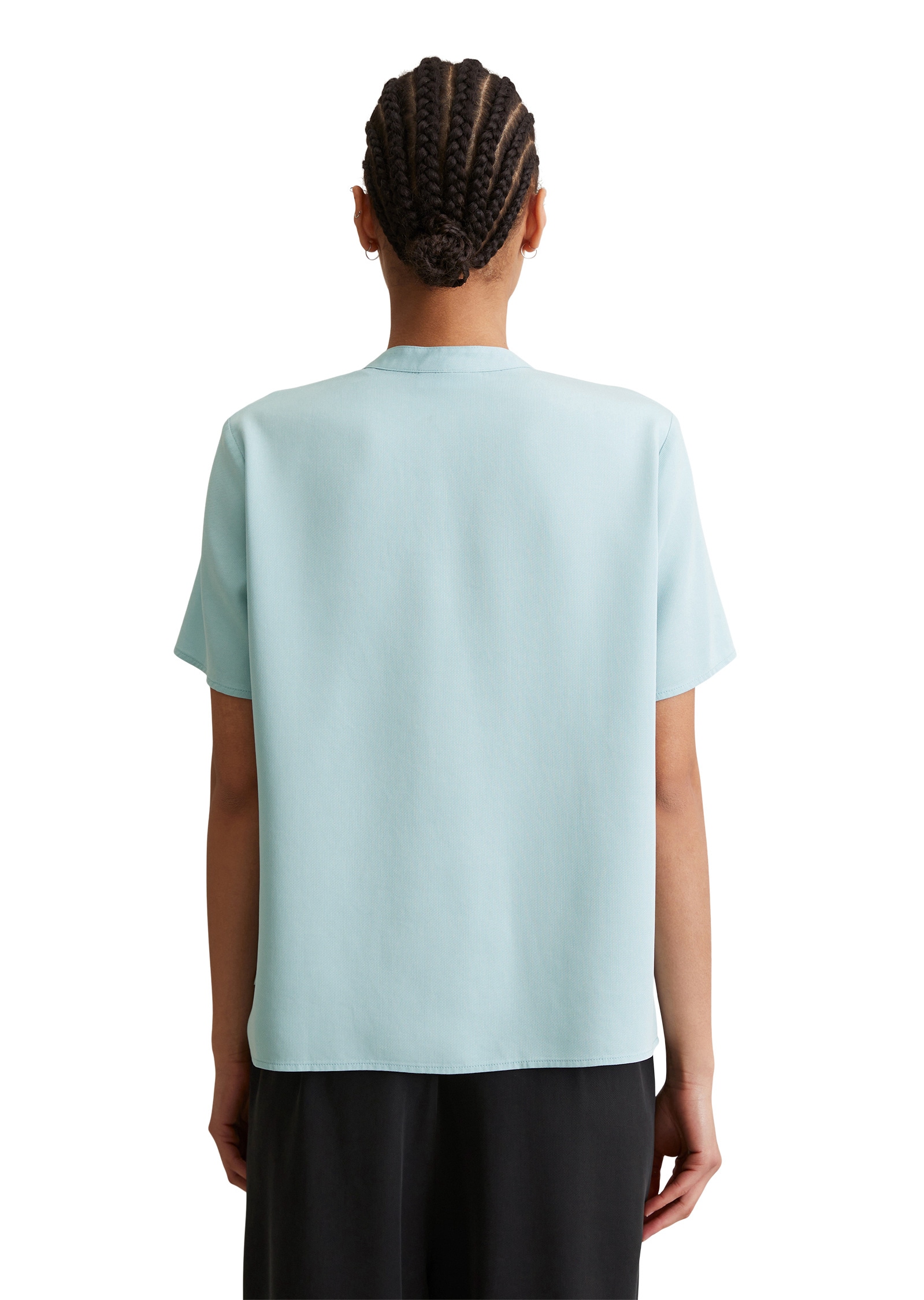 Marc O'Polo DENIM Kurzarmbluse »aus TENCEL™ Lyocell«