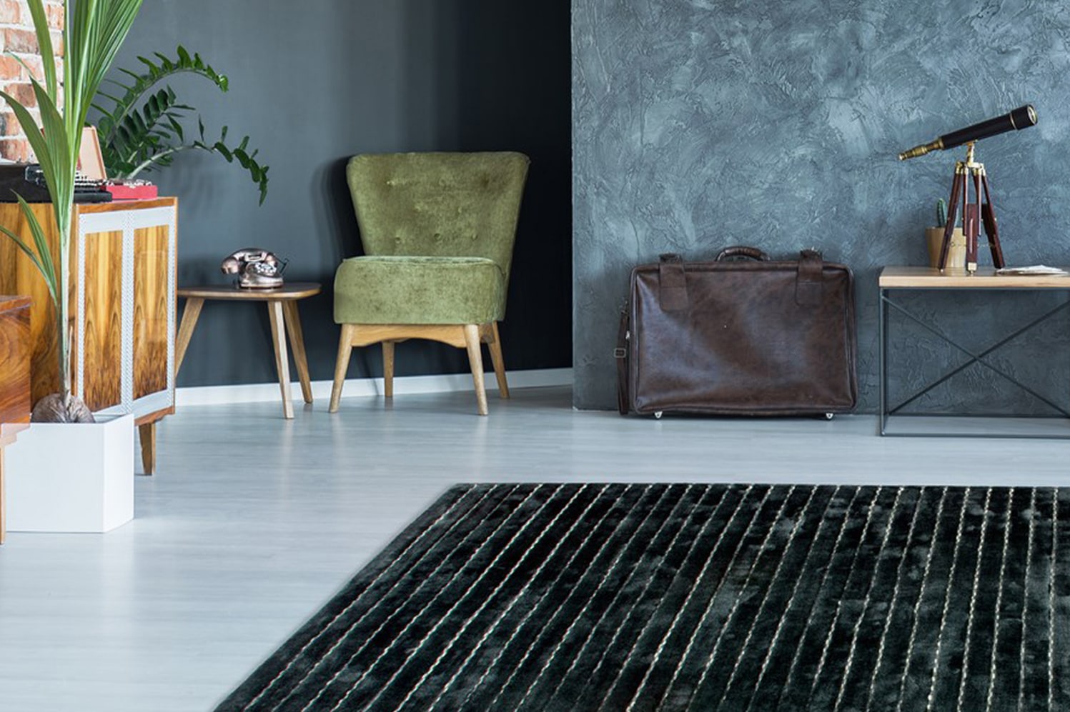 Teppich KAYOOM "Prime 110", schwarz (anthrazit, multi), B:80cm H:15mm L:150cm, Viskose, Teppiche, Teppich, Handgefertigtes Unikat, sehr weiche Haptik, pflegeleicht