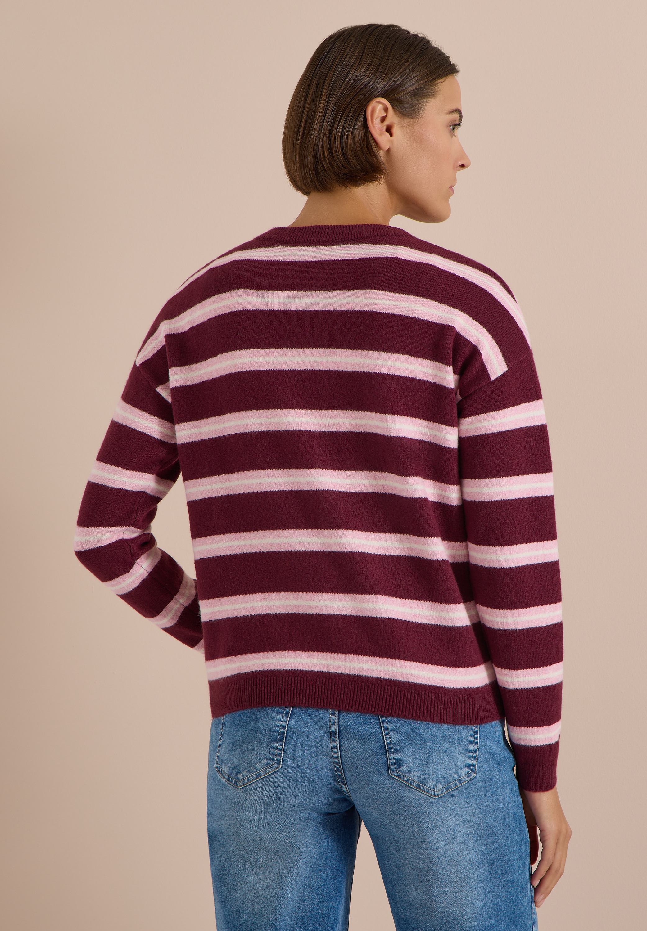 Cecil Cardigan aus softem Materialmix