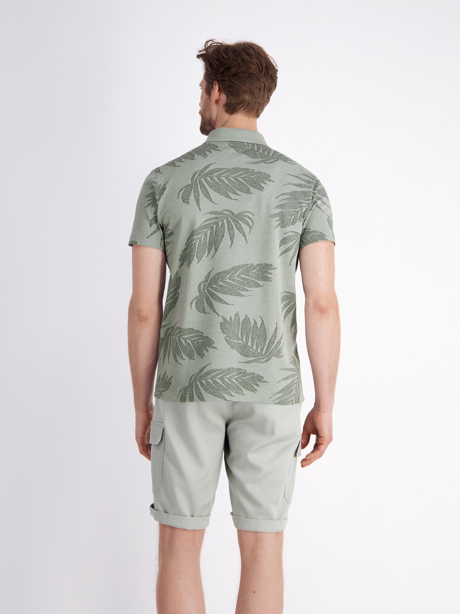LERROS Poloshirt "LERROS Jacquard Poloshirt für Herren" günstig online kaufen