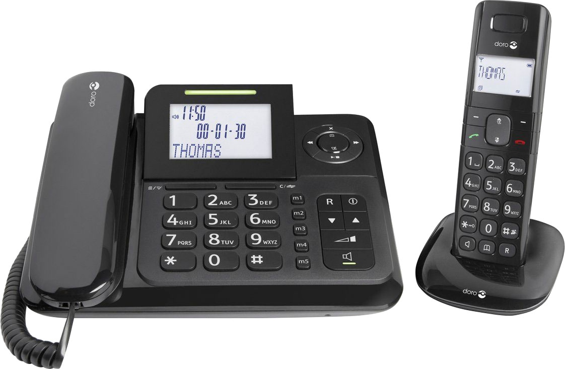 Doro Kabelgebundenes Telefon »Comfort 4005 Combo«, (Mobilteile: 1)