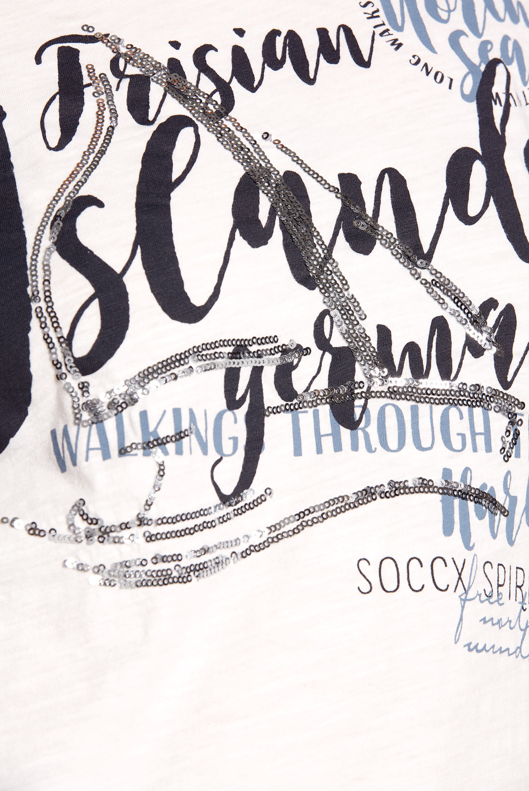 SOCCX Rundhalsshirt, aus Baumwolle