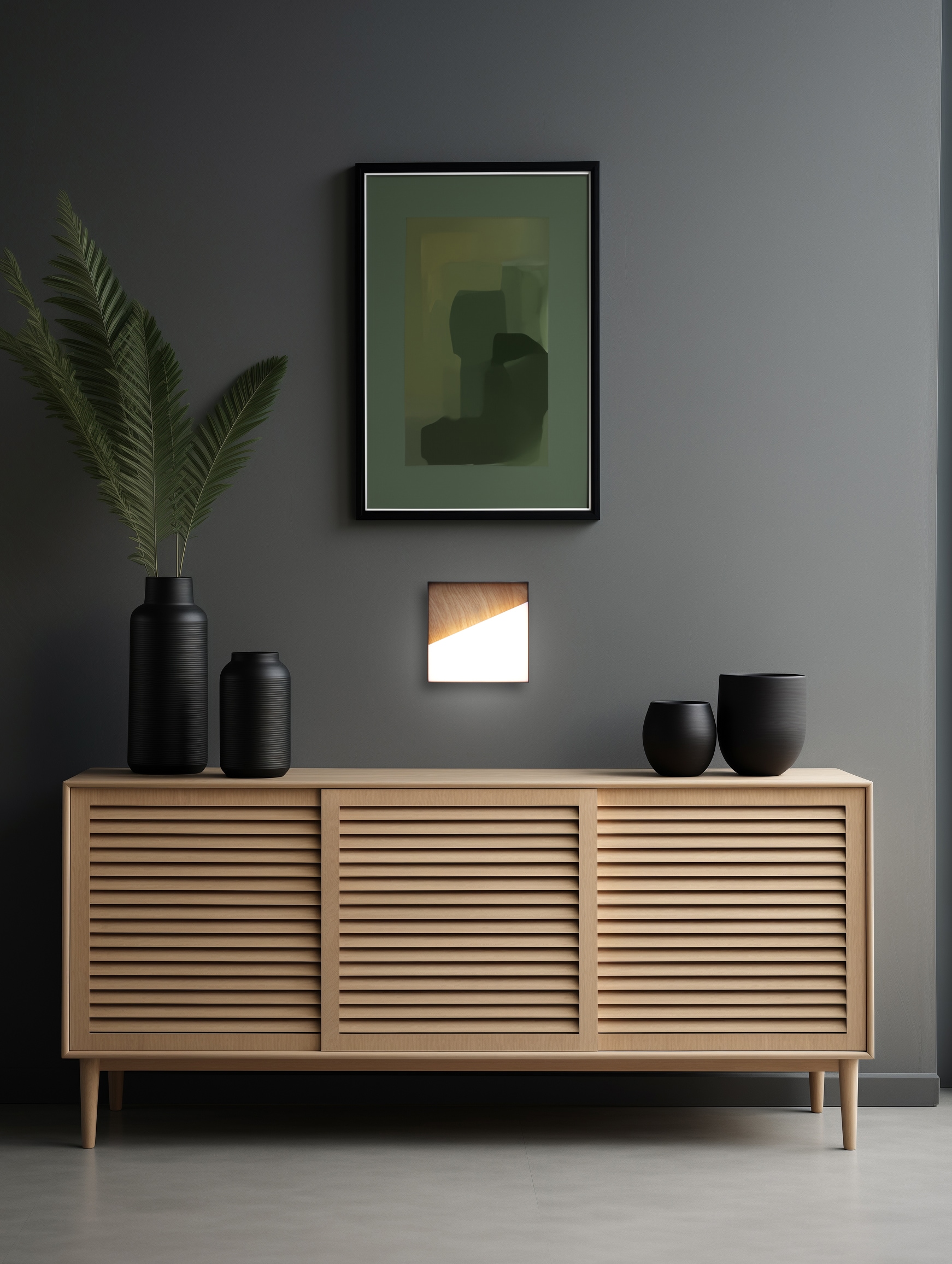 ECO-LIGHT LED Außen-Wandleuchte »LED-Wandleuchte MEG holzfarben«, 1 flammig, Leuchtmittel LED-Board | LED fest integriert, Akku-Licht für Innen & Außen