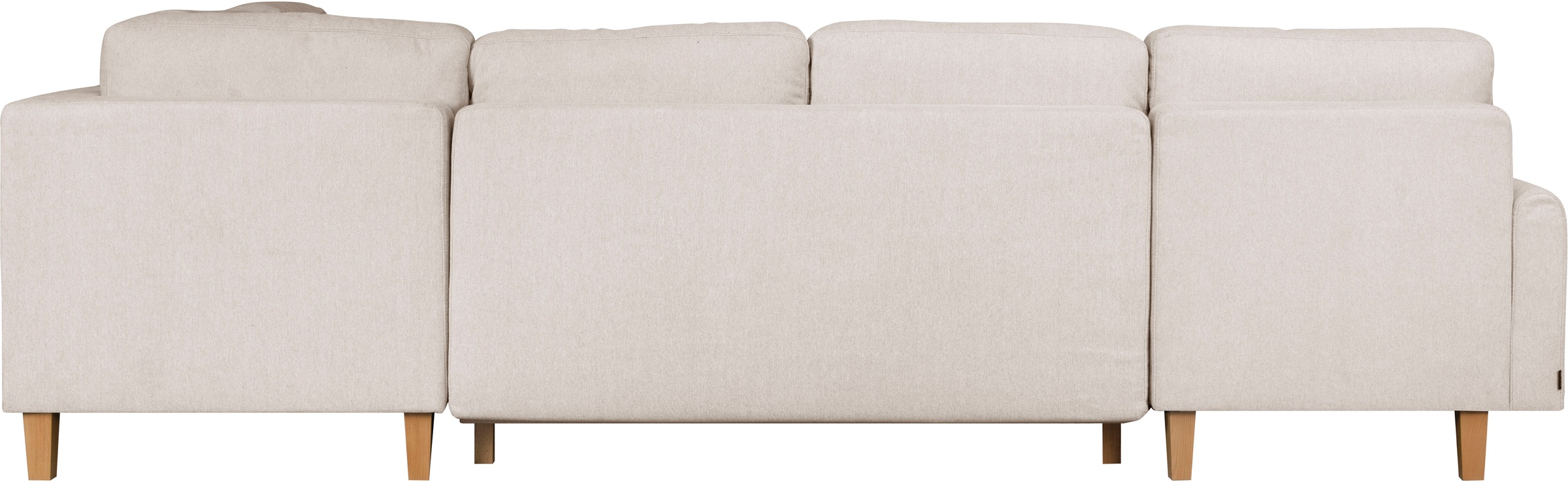 Home affaire Wohnlandschaft »TRIPLO U-Form wahlweise mit Schlaffunktion, B/T/H: 310/192/90 cm«, Schlafsofa, auch mit Bettkasten, Steppung im Rückenkissen