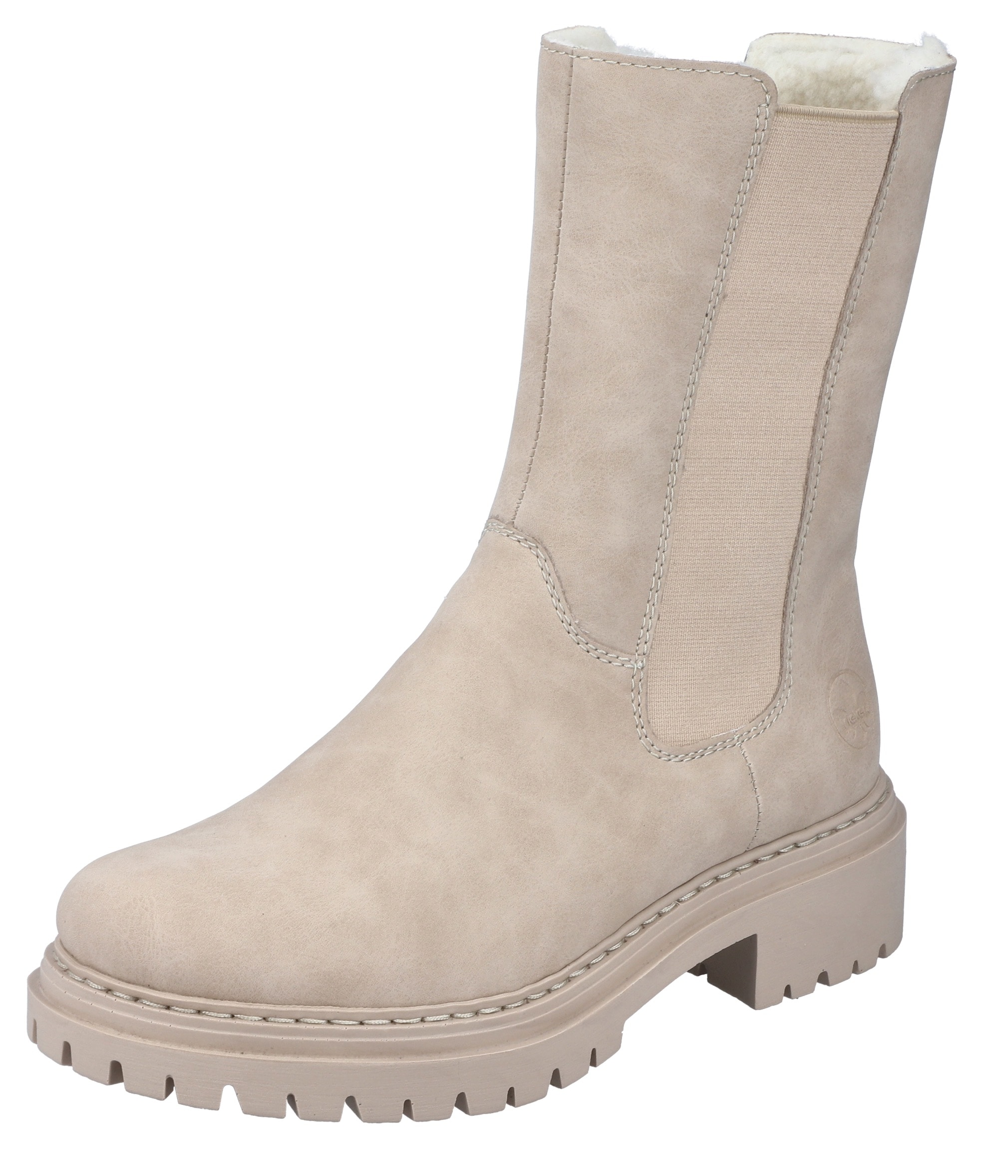 Rieker Chelseaboots Stiefelette, Boots mit breitem Stretch an der Seite