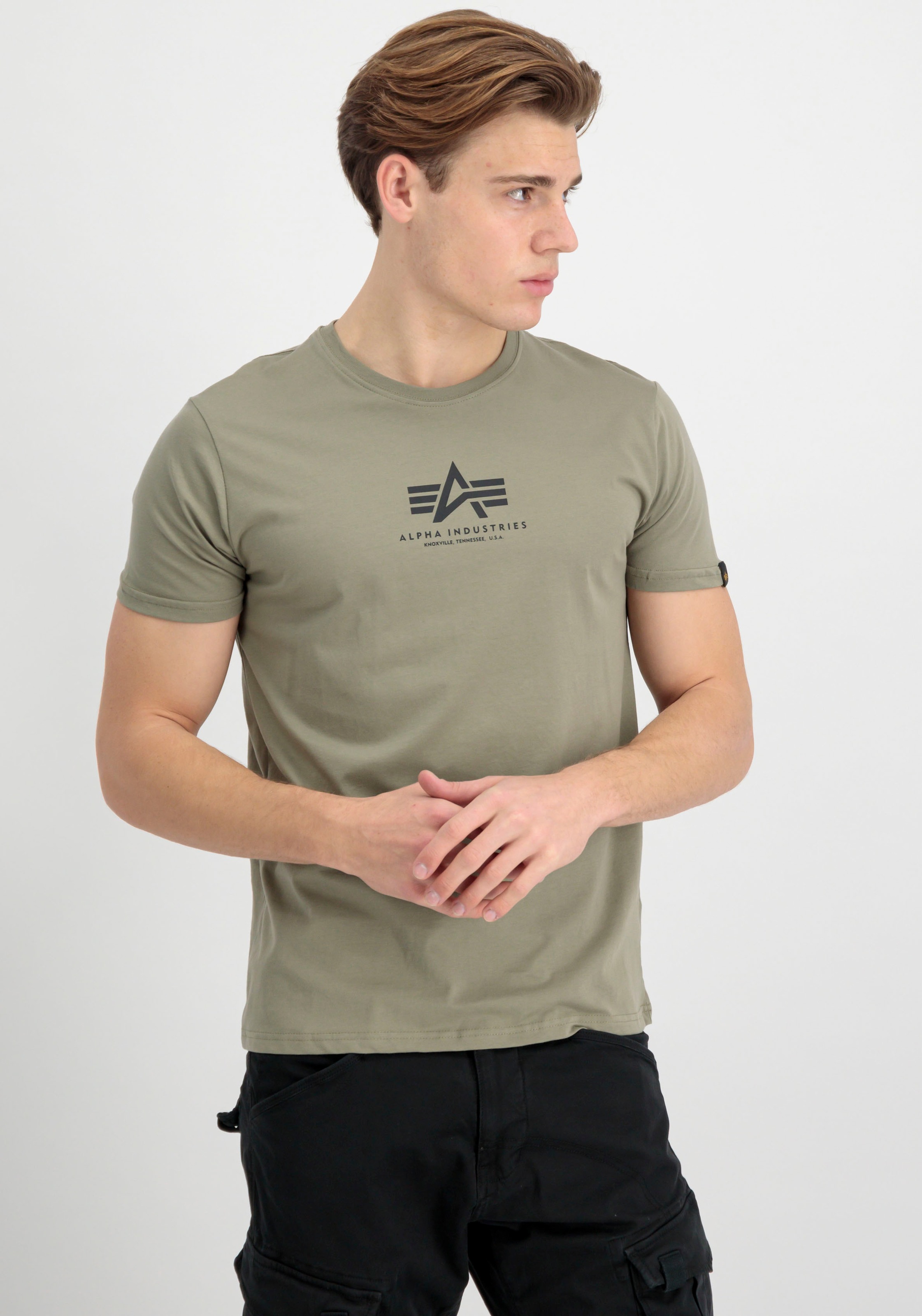 Thumbnail - Alpha Industries Rundhalsshirt "Basic T ML"