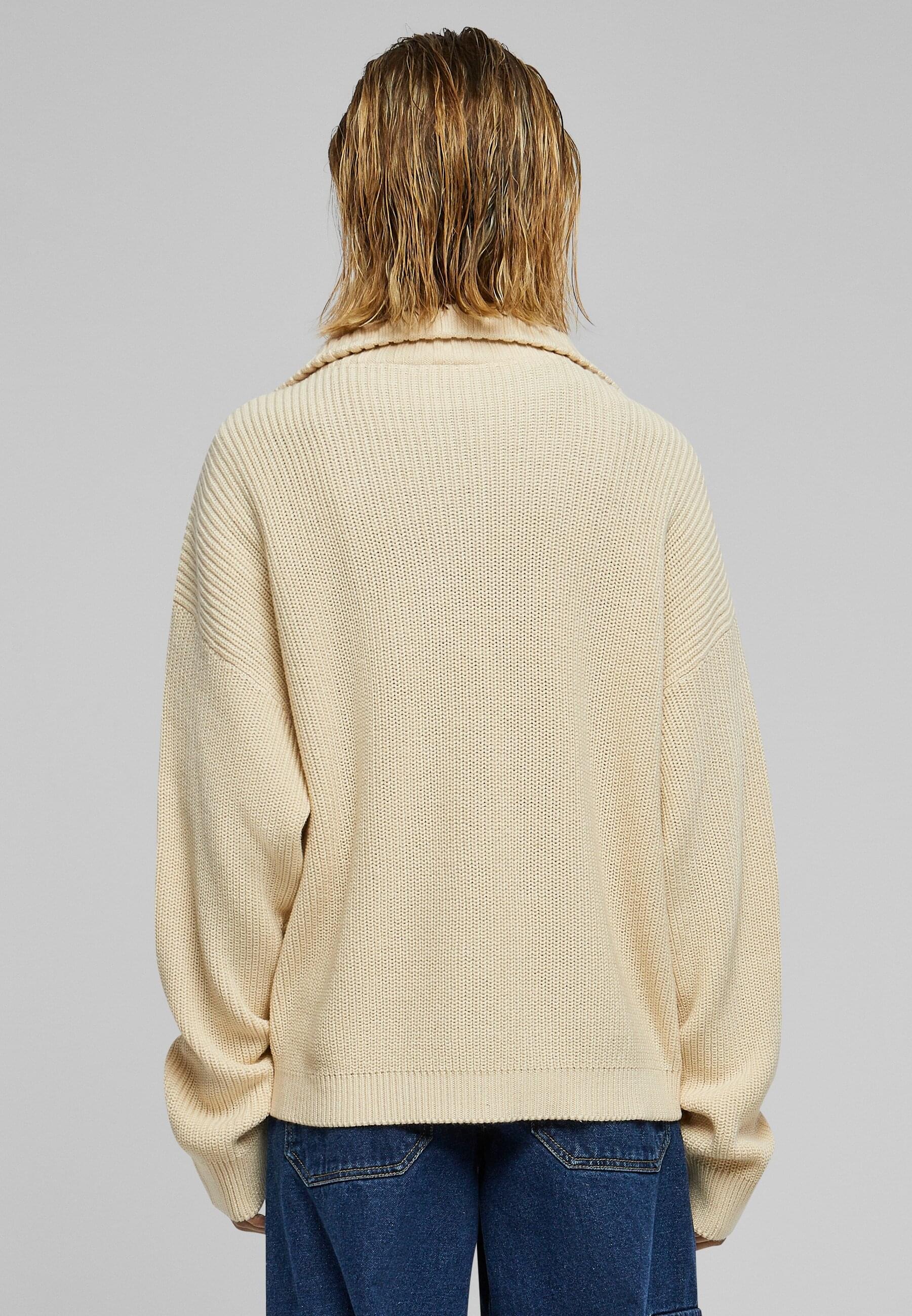 URBAN CLASSICS Strickjacke »Urban Classics Damen Ladies Knitted Zip Cardigan«