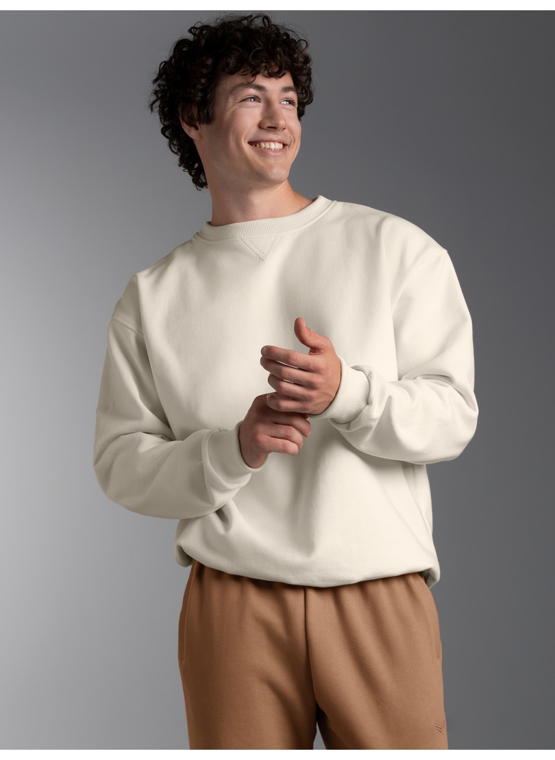 Trigema "TRIGEMA Basic Sweatshirt mit weicher Innenseite"