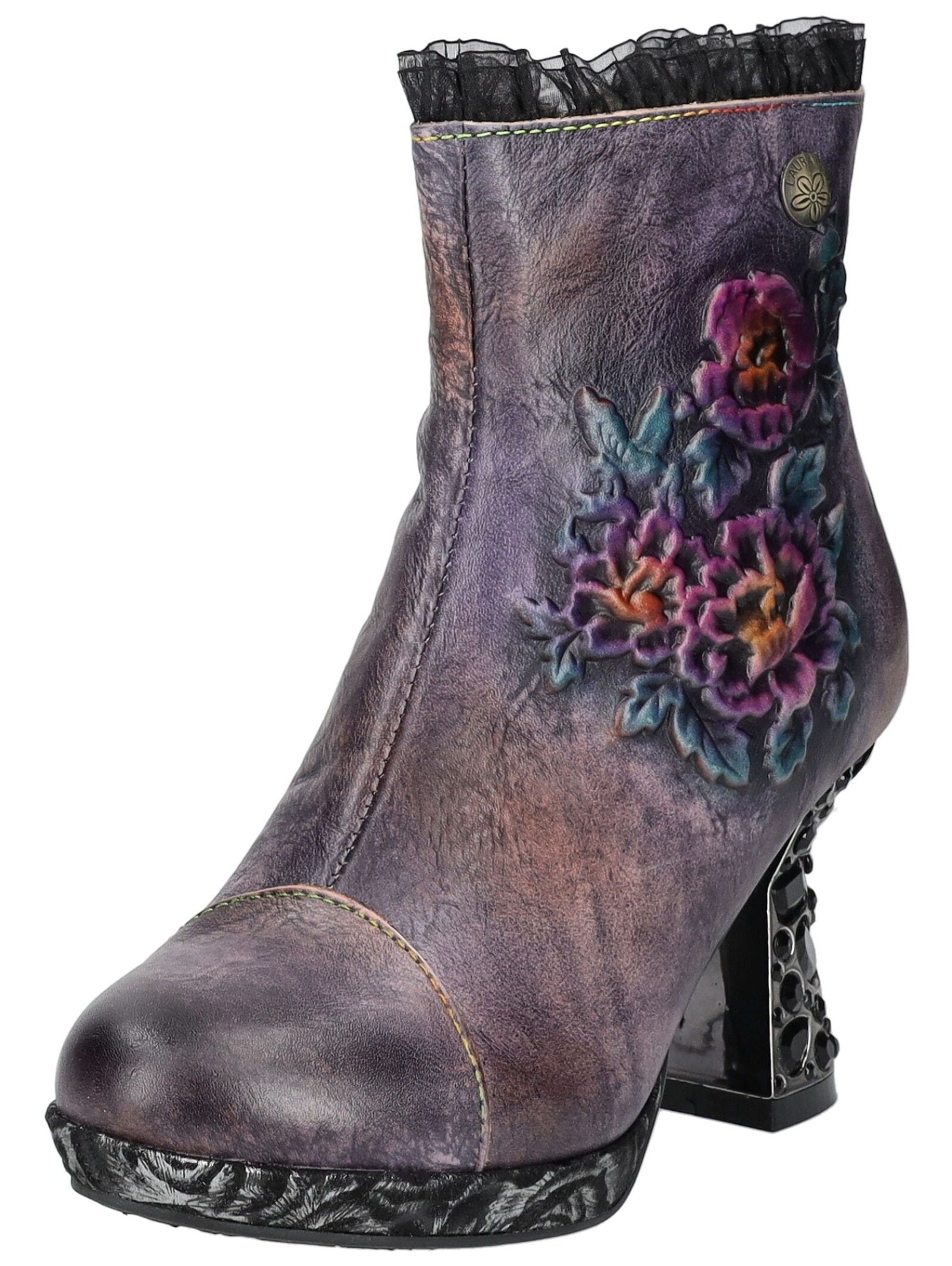 LAURA VITA High-Heel-Stiefelette "LAURA VITA Stiefelette Leder" günstig online kaufen