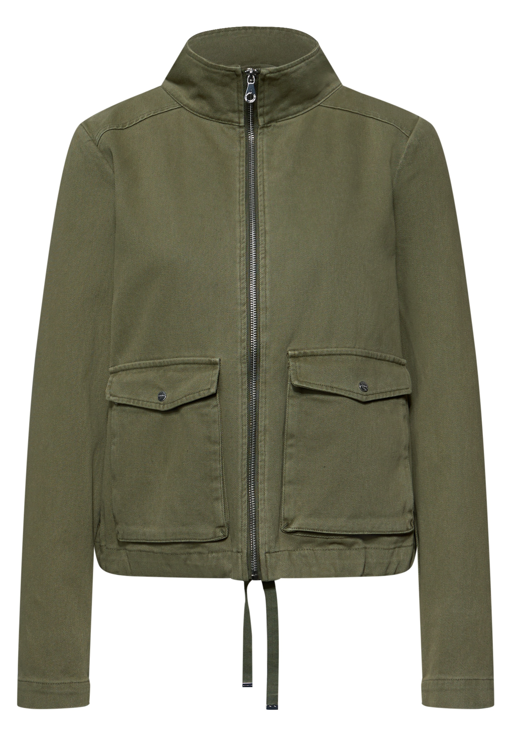 STREET ONE Kurzjacke ohne Kapuze aus reiner Baumwolle