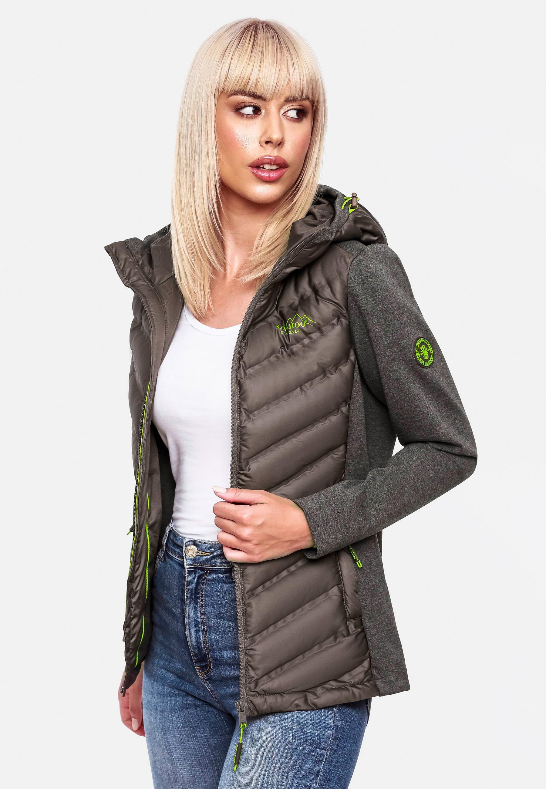 Navahoo Outdoorjacke »Nimm Mich Mit«, mit Kapuze, stylische Übergangsjacke mit Kapuze