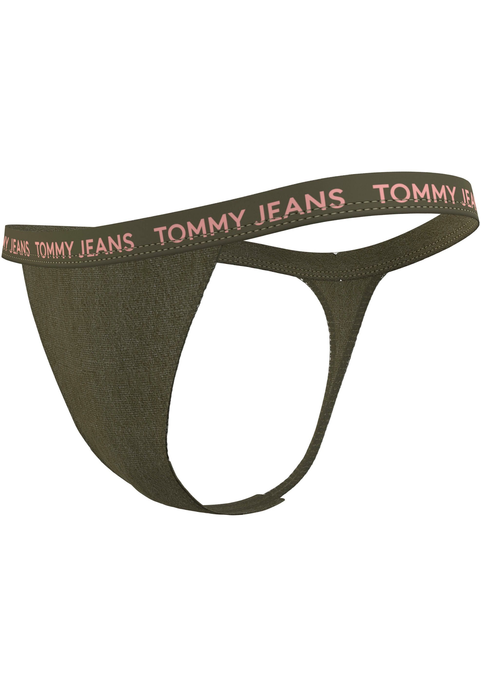 Tommy Hilfiger Underwear Slip »3P STRING THONG«, (Packung, 3er), mit Tommy HiIlfiger Logo-Elastikbund