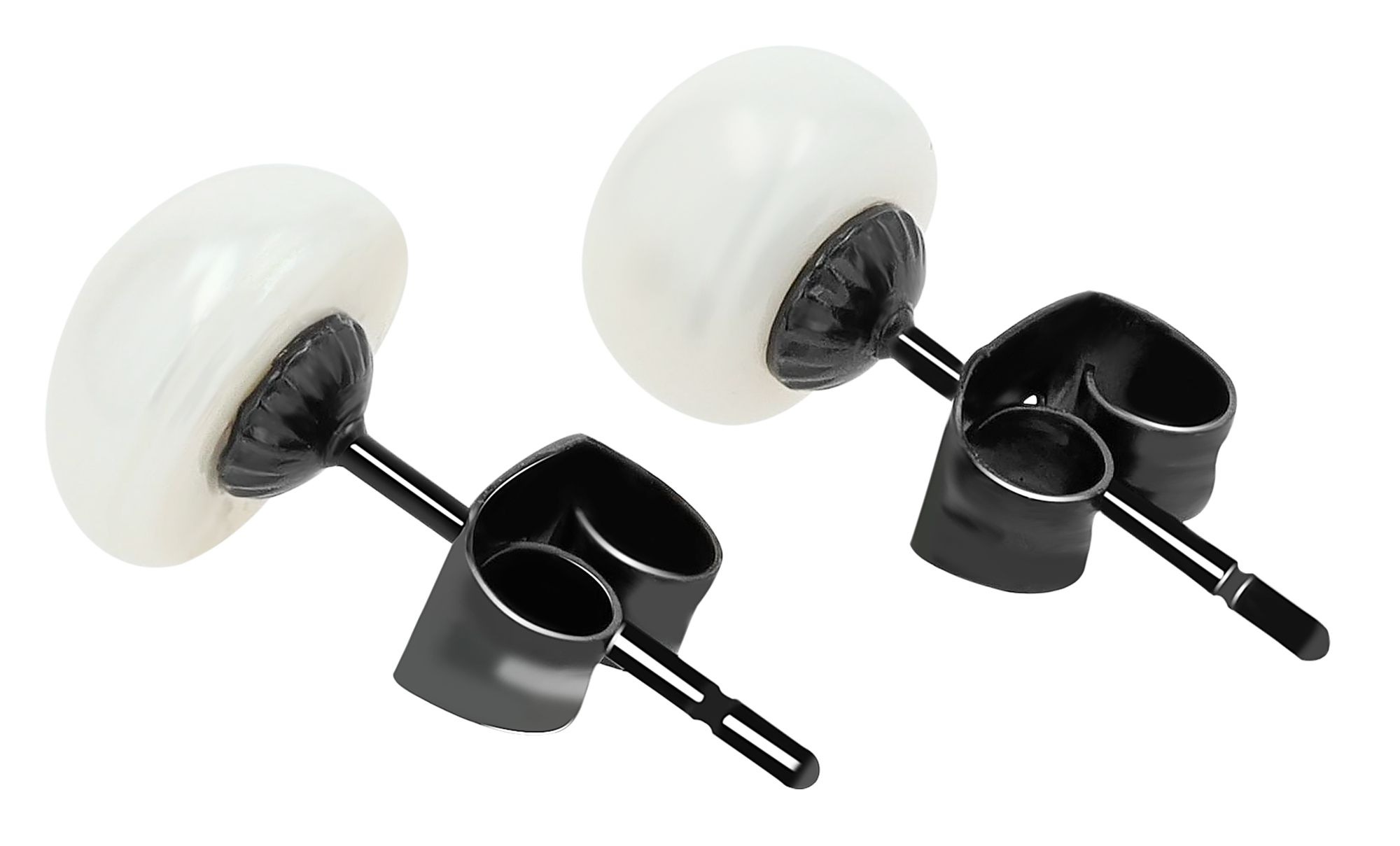 Adelia´s Paar Ohrhänger »Damen Ohrringe – Ohrstecker aus Edelstahl mit Süßwasserperle« Zum Verschenken – ideal zum einen besonderen Tag