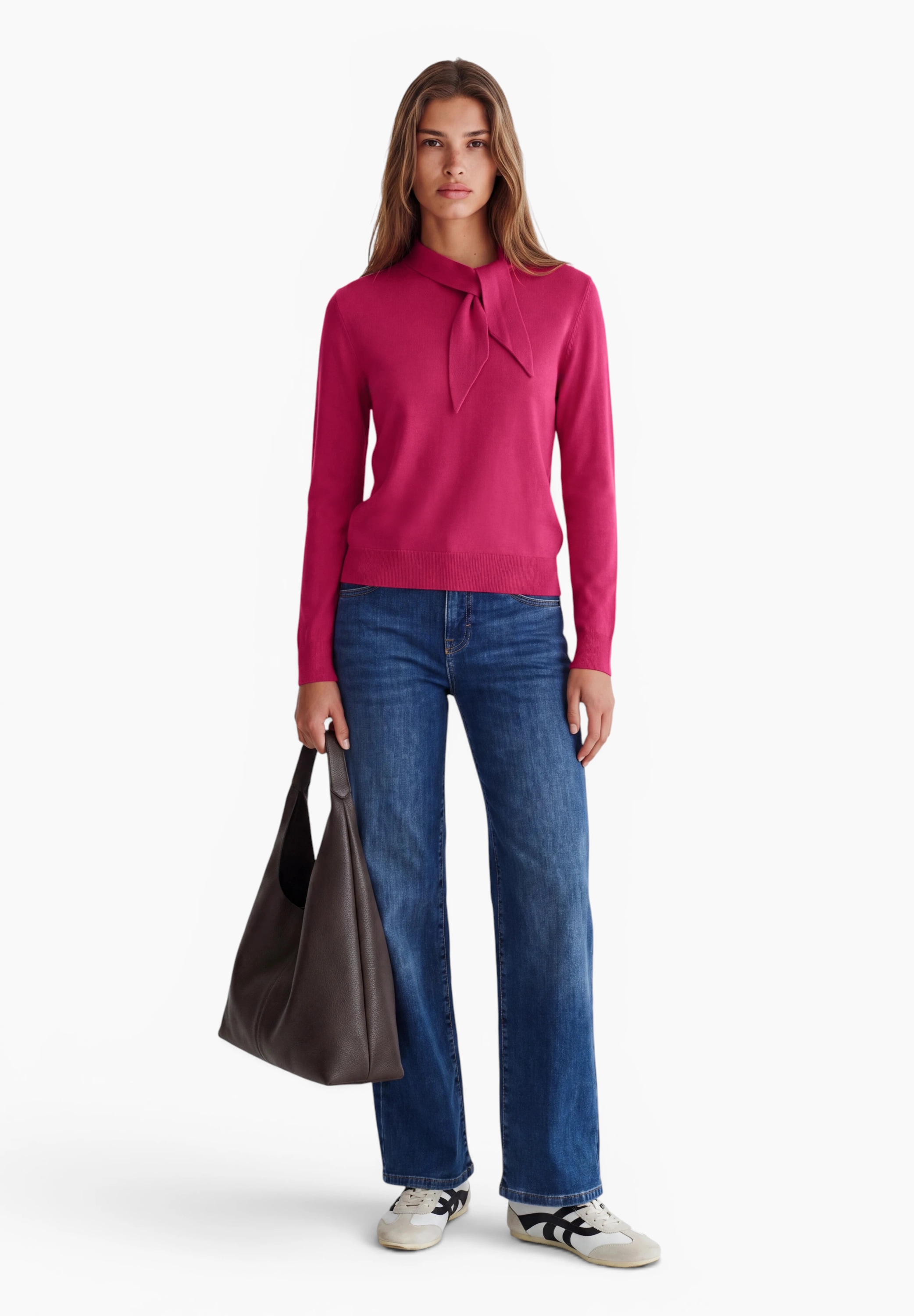 STREET ONE STUDIO Longpullover in Unifarbe