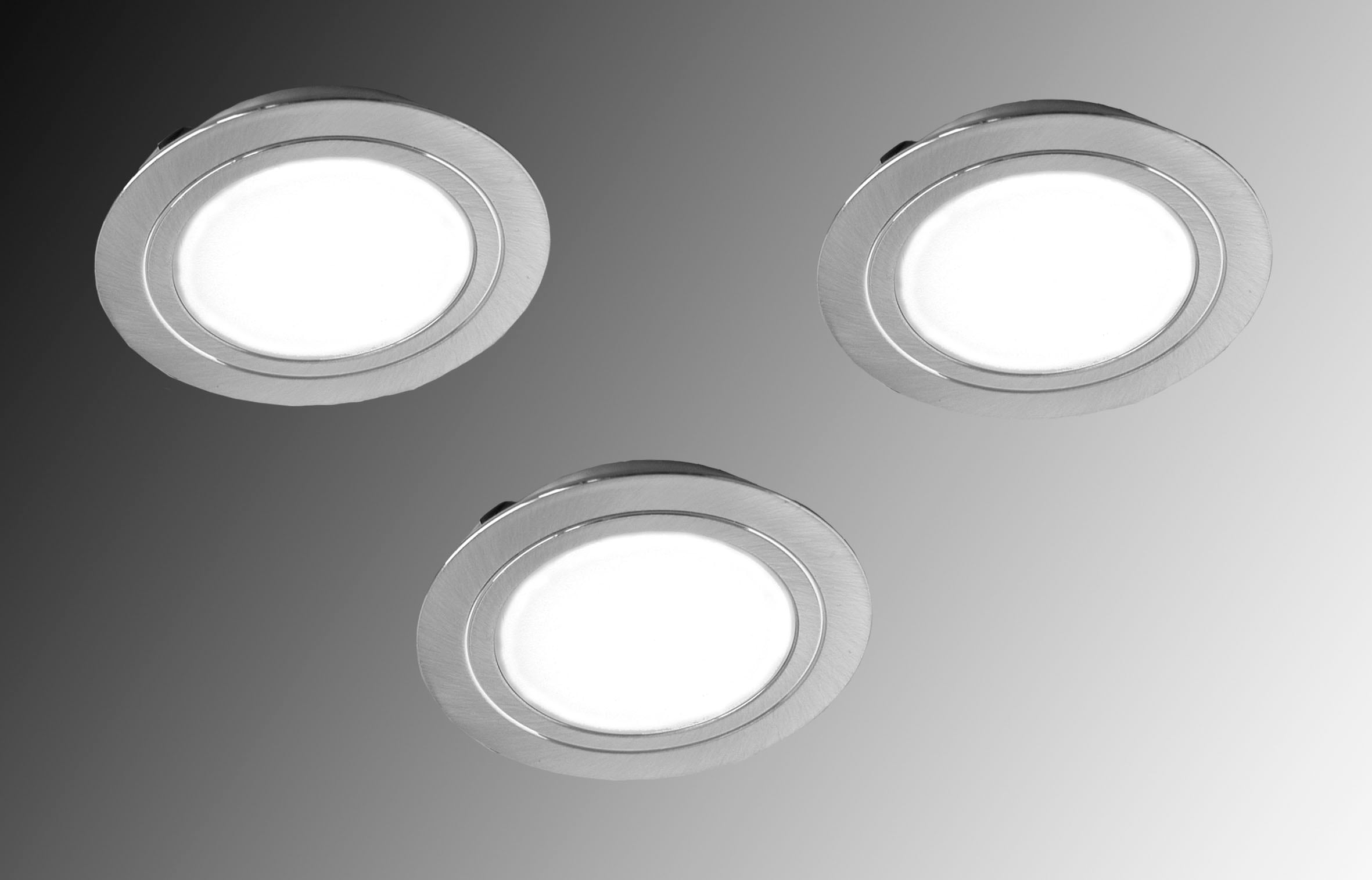 EVOTEC LED Einbaustrahler »CUBIC55«, 3er-Set, Ø 6,5 cm,  LED fest integriert
