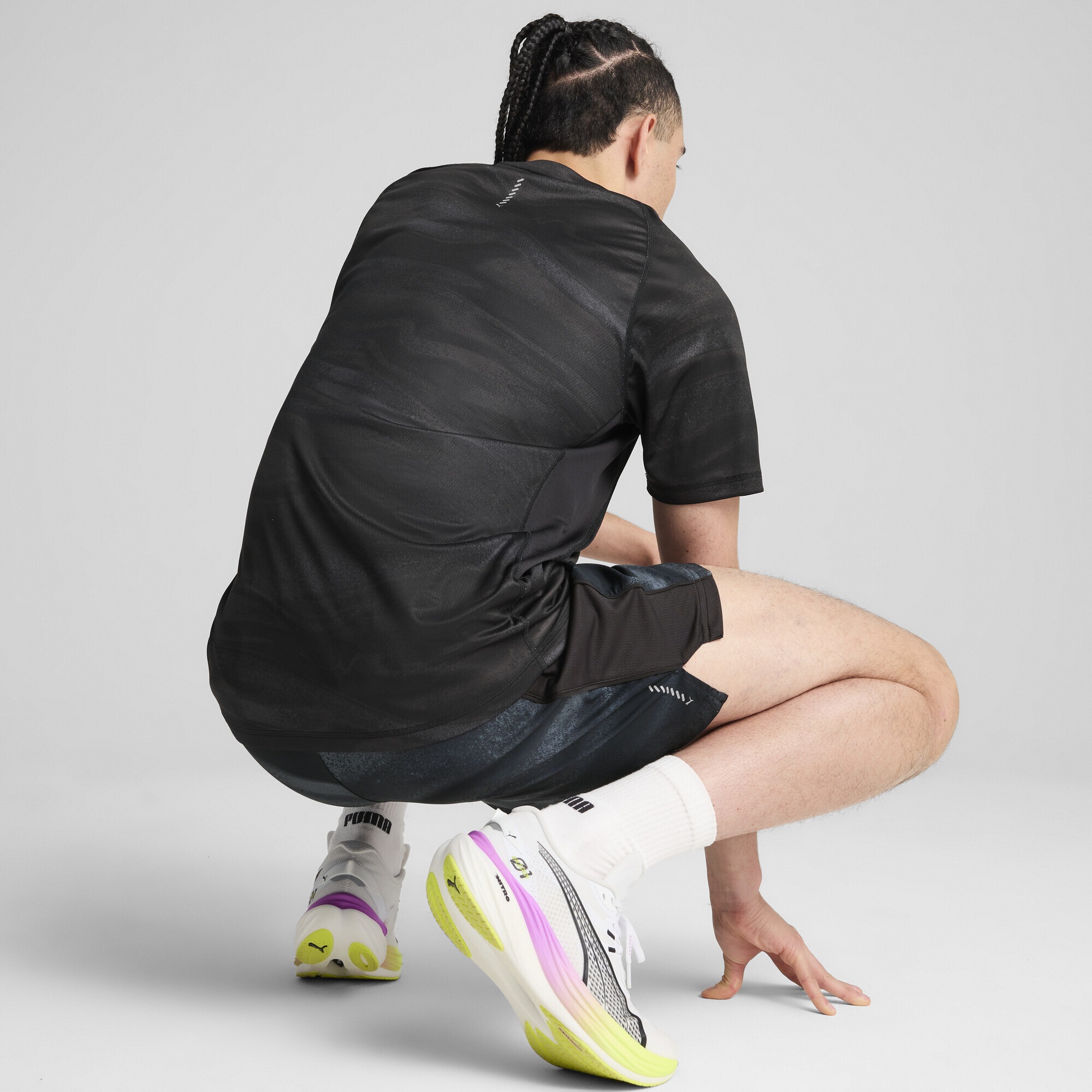 PUMA Laufshirt »VELOCITY Lauf-T-Shirt mit Allover-Print Herren«