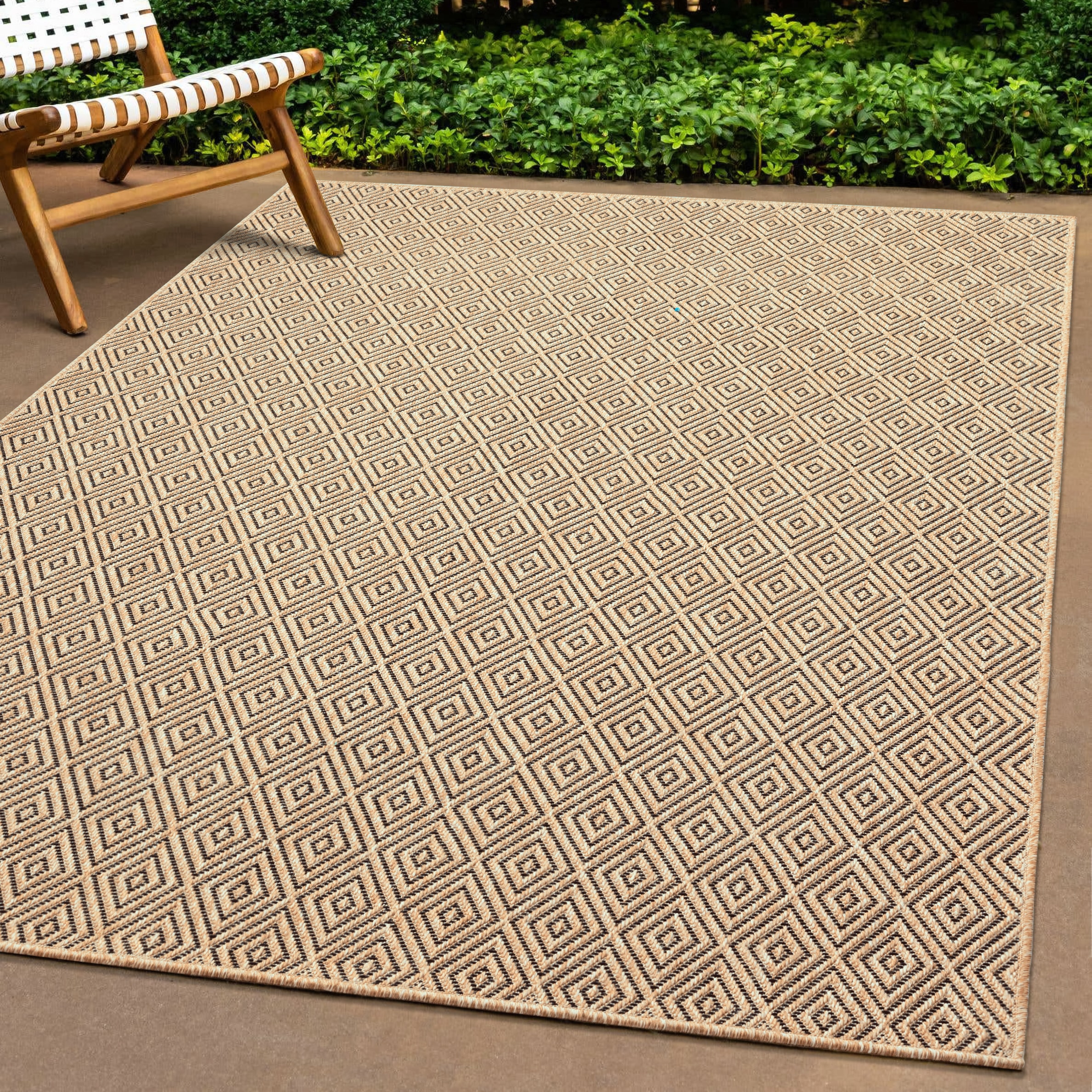 the carpet Teppich "Kansas" rechteckig 1 mm Höhe moderner robuster In und O günstig online kaufen