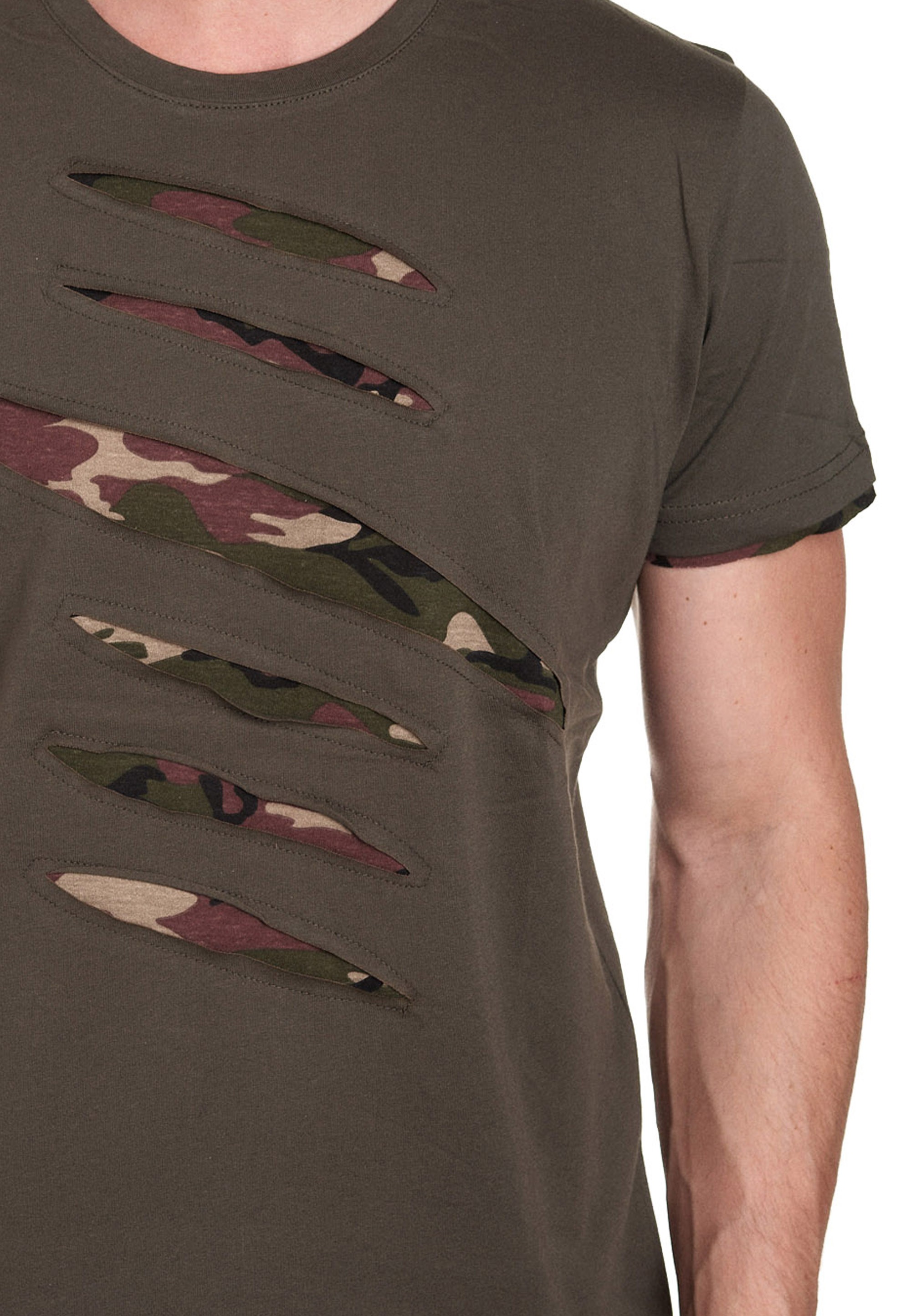 Rusty Neal T-Shirt, im trendigen 2-in-1-Design