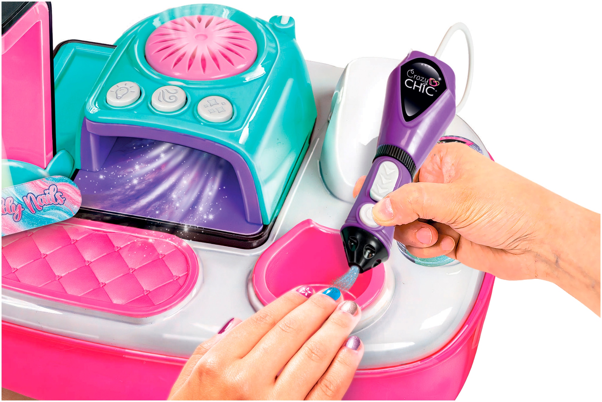 Clementoni® Kreativset »Crazy Chic, Nail Art Studio« Made in Europe