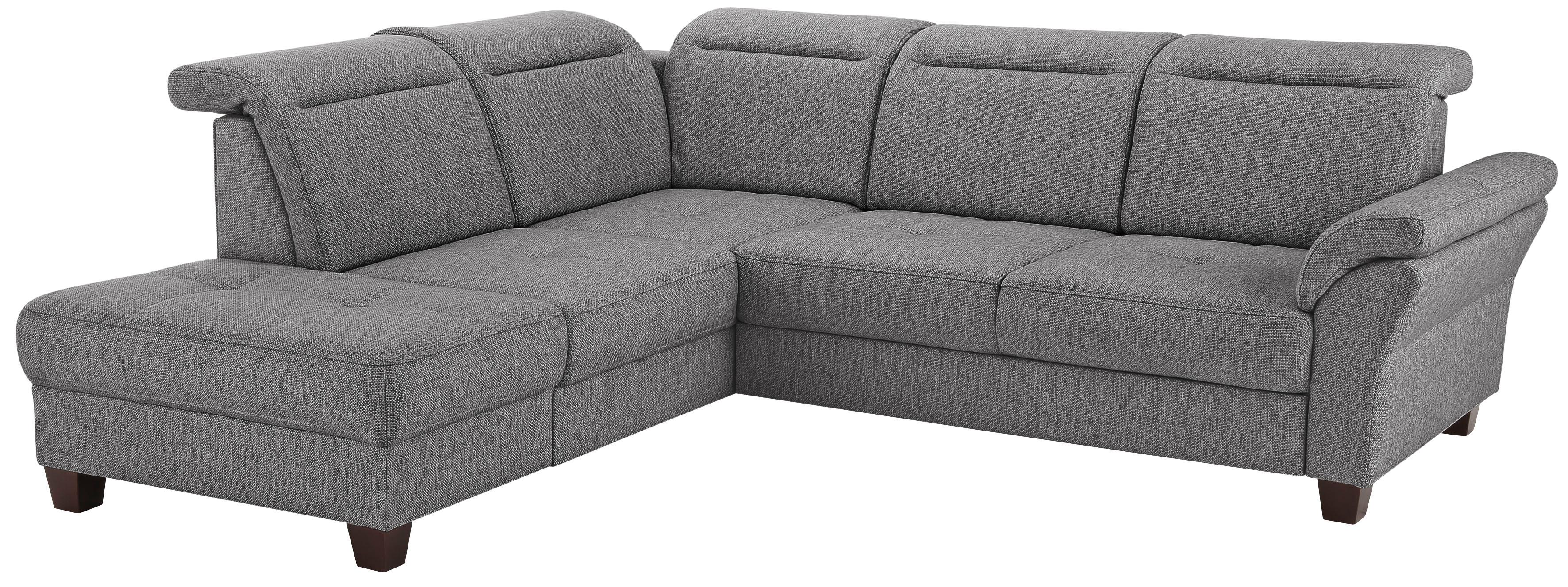 OTTO home Ecksofa "Solvei L-Form" wahlweise auch mit Kopfteilverstellung und Schlaffunktion, Federkern