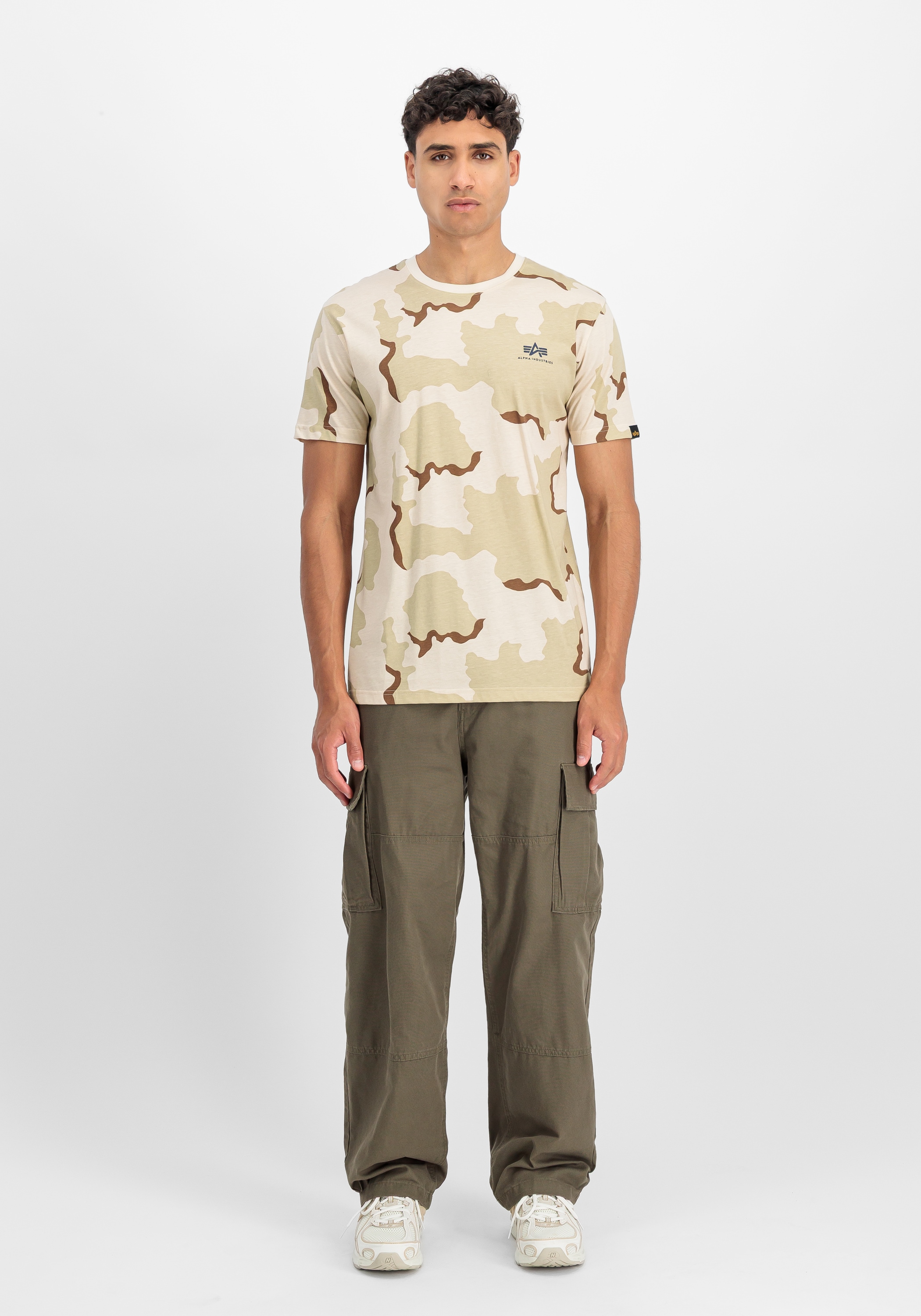 Alpha Industries T-Shirt »Backprint T-Shirt Camo«