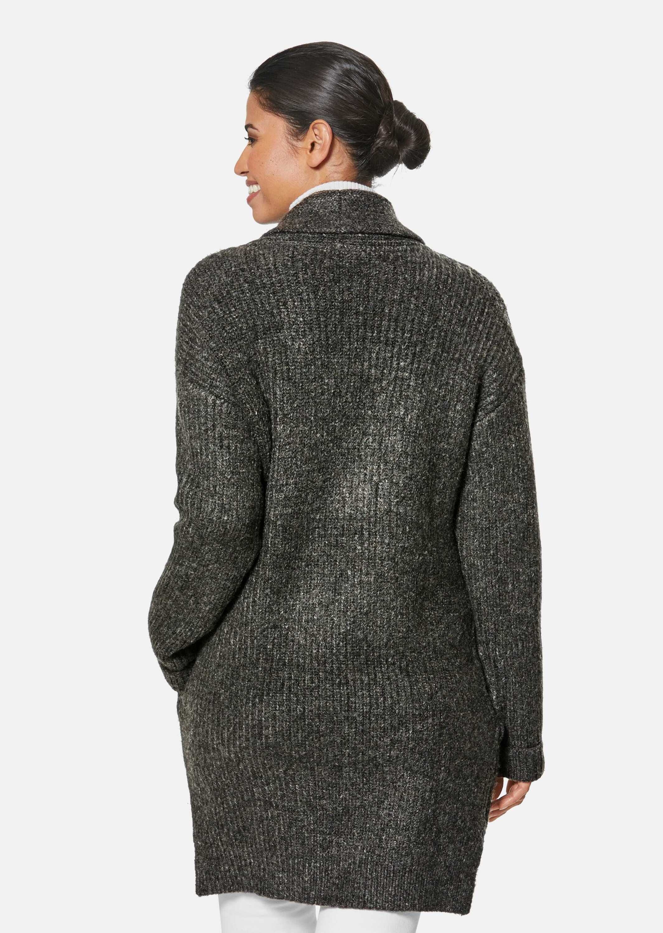 MADELEINE Strickjacke »Strickjacke Lange Strickjacke mit Glanz«