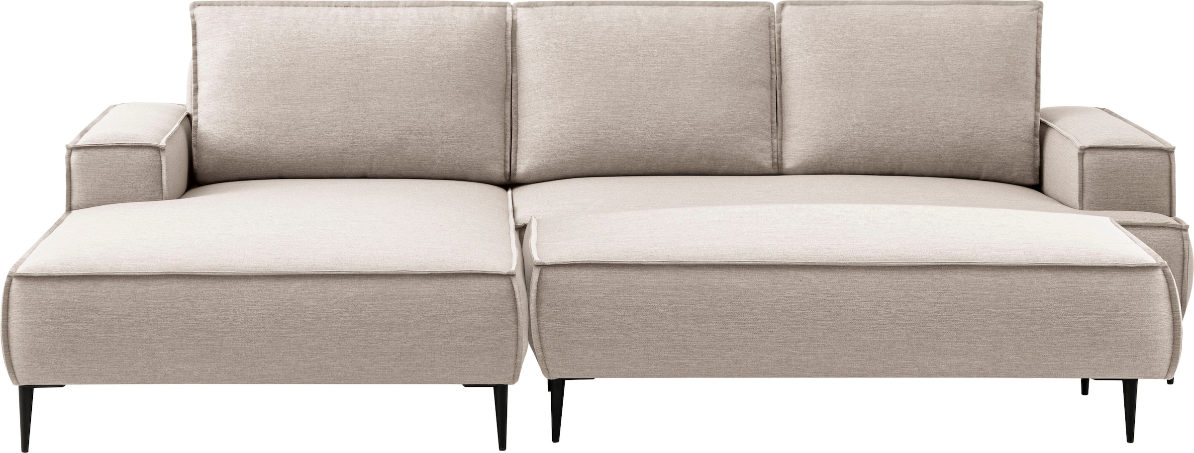 andas Sitzgruppe »TVINNU, Polsterecke L-Form, Schlaffunktion, mit Hocker« Set, 2 Stk. tlg. Set, stellbar zum Schlafsofa (Krokodilverbinder)