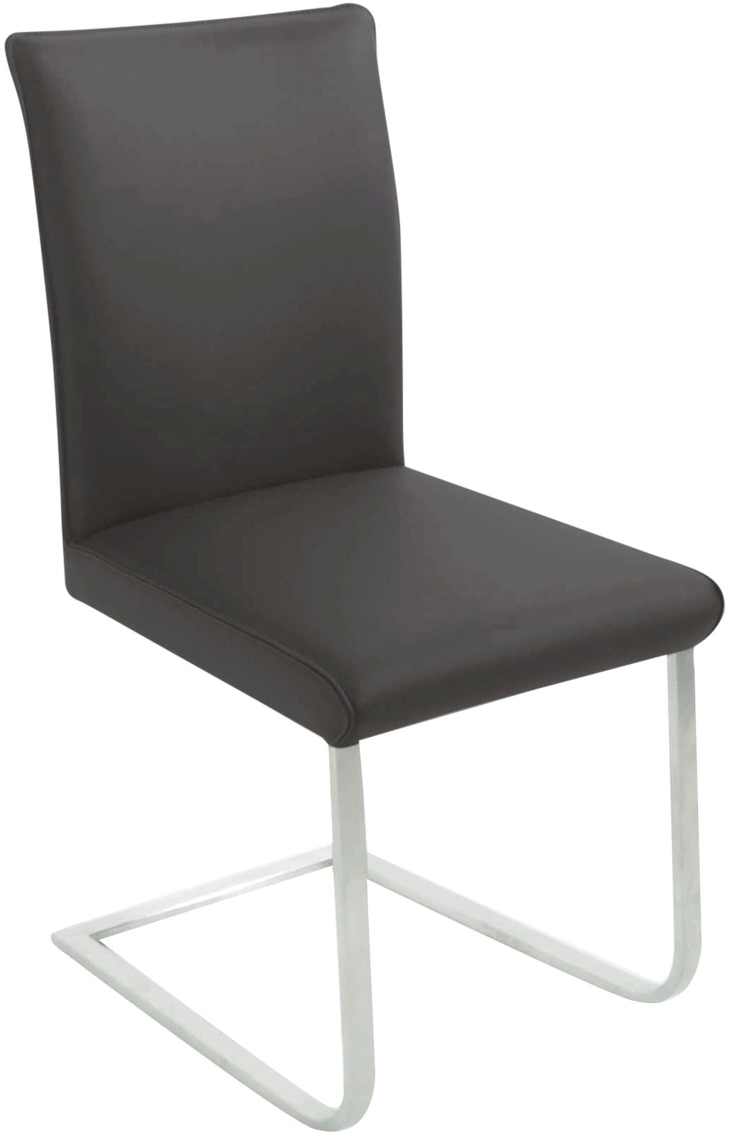 K+W Komfort & Wohnen Freischwinger "Santos III" () mit Sattlernaht, Gestell günstig online kaufen