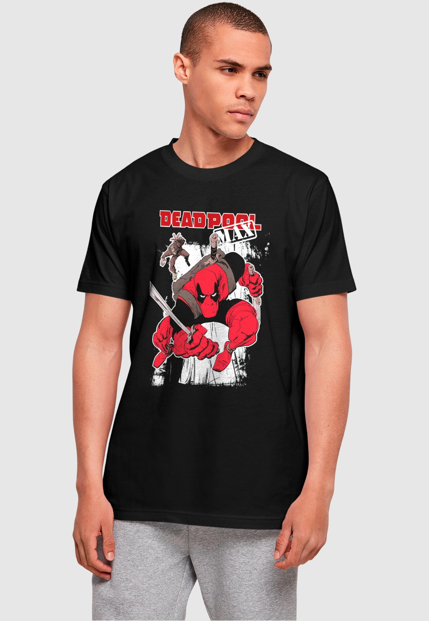 ABSOLUTE CULT T-Shirt »ABSOLUTE CULT Herren Deadpool - Max T-Shirt«, (1 tlg.)