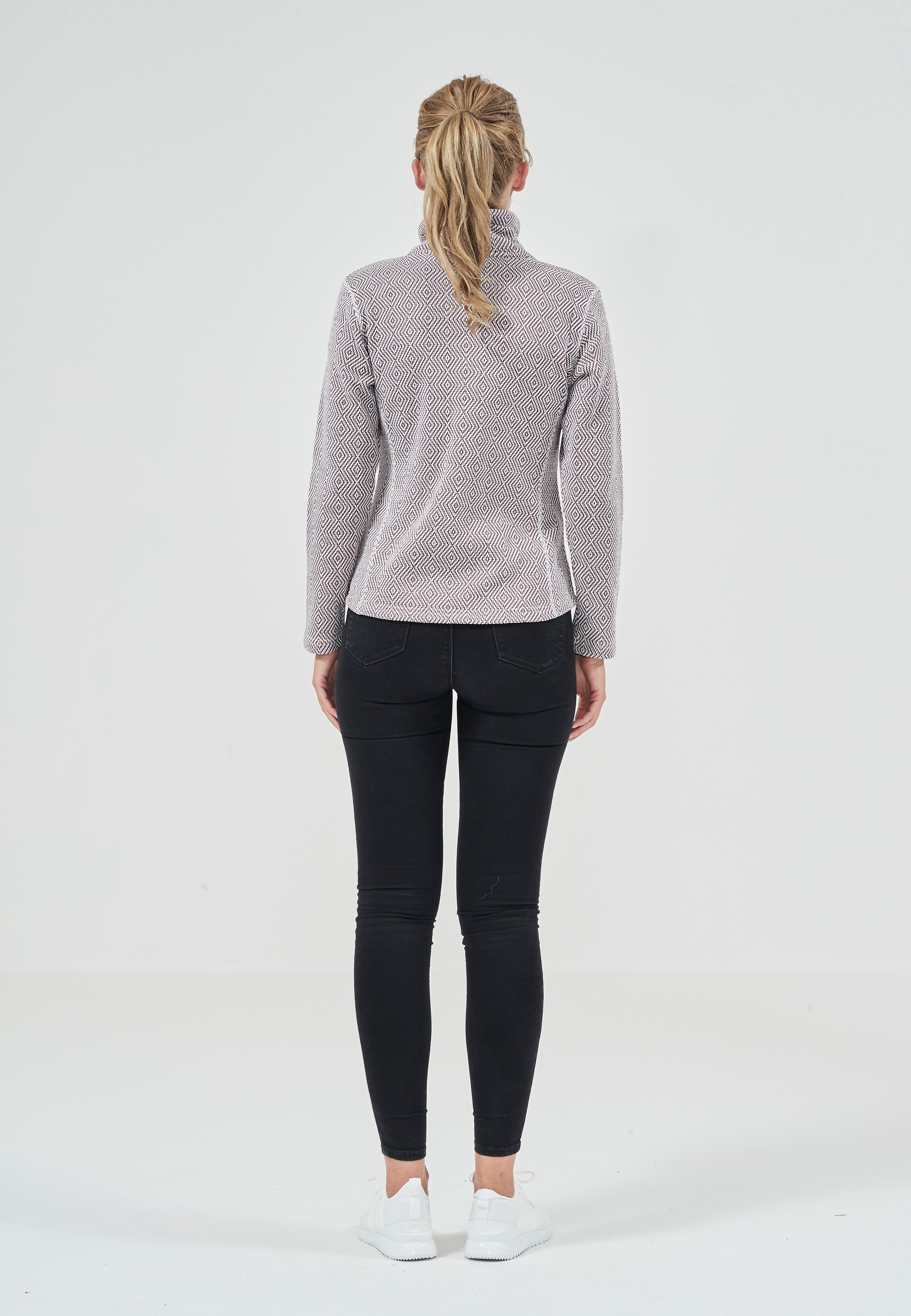 WEATHER REPORT Fleecejacke »FREIDA«, mit hohem Stehkragen