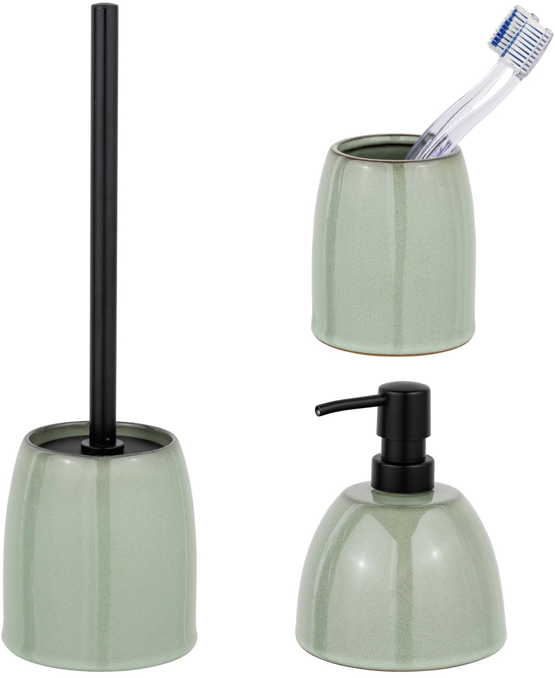 SCHÖNER WOHNEN-Kollektion Badaccessoire-Set ""Prati"" aus edler Keramik, mi günstig online kaufen