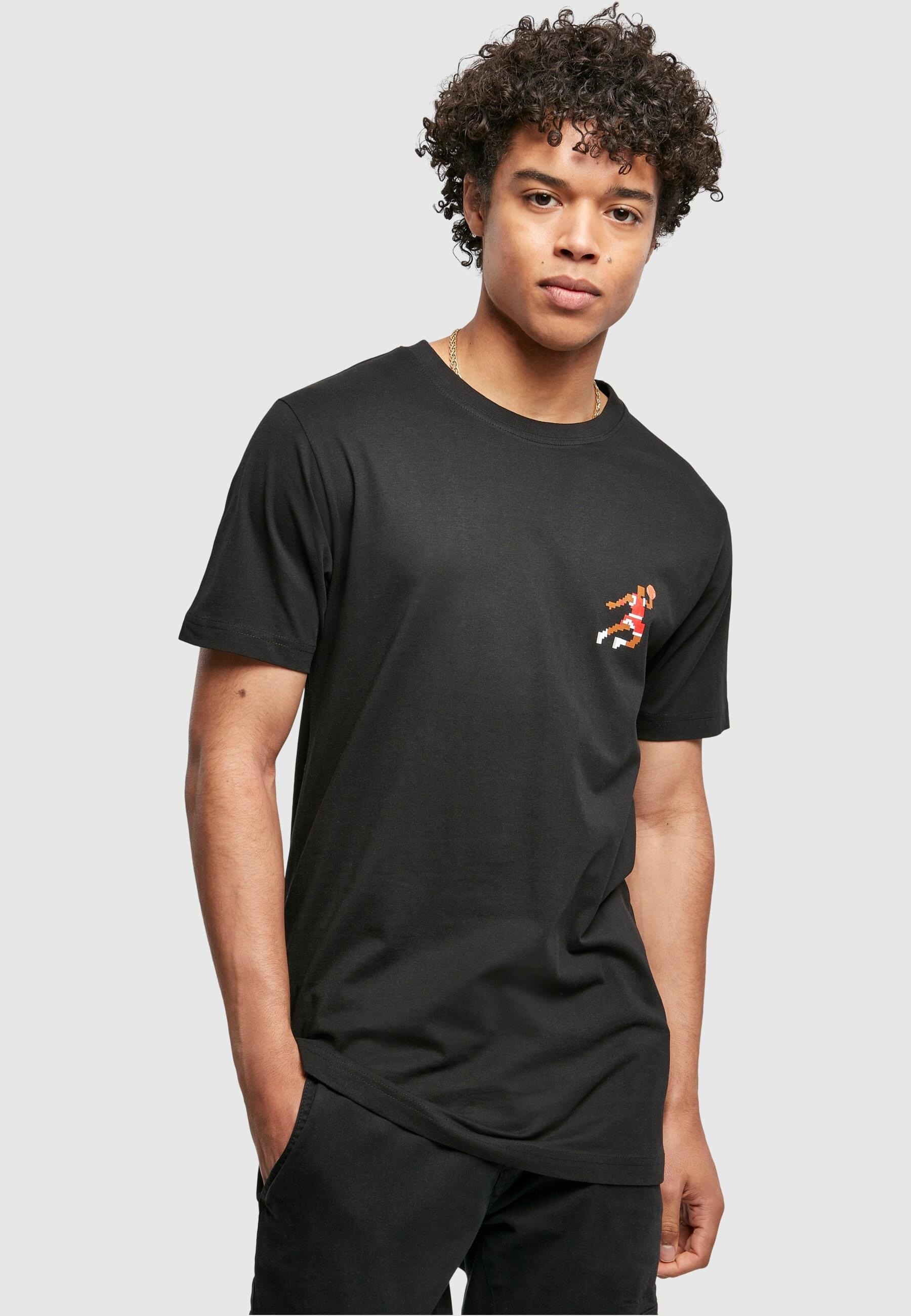 MisterTee T-Shirt »MisterTee Herren Small Basketball Player Tee«, (1 tlg.)