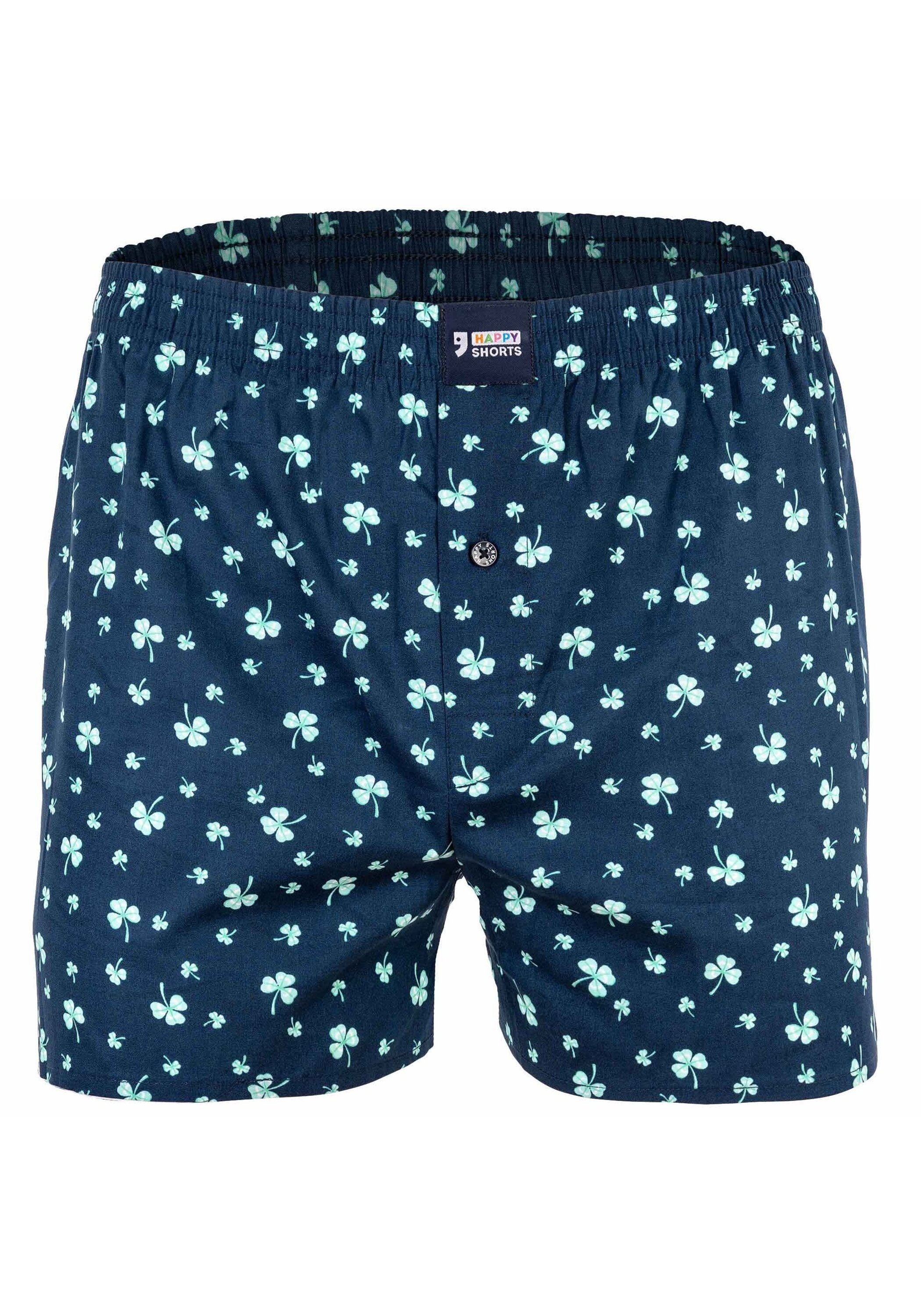 HAPPY SHORTS Herren Webboxer "Web-Boxershorts 1er Pack", Gr. Sklee, Obermaterial: 100% Baumwolle CO., Unterhosen