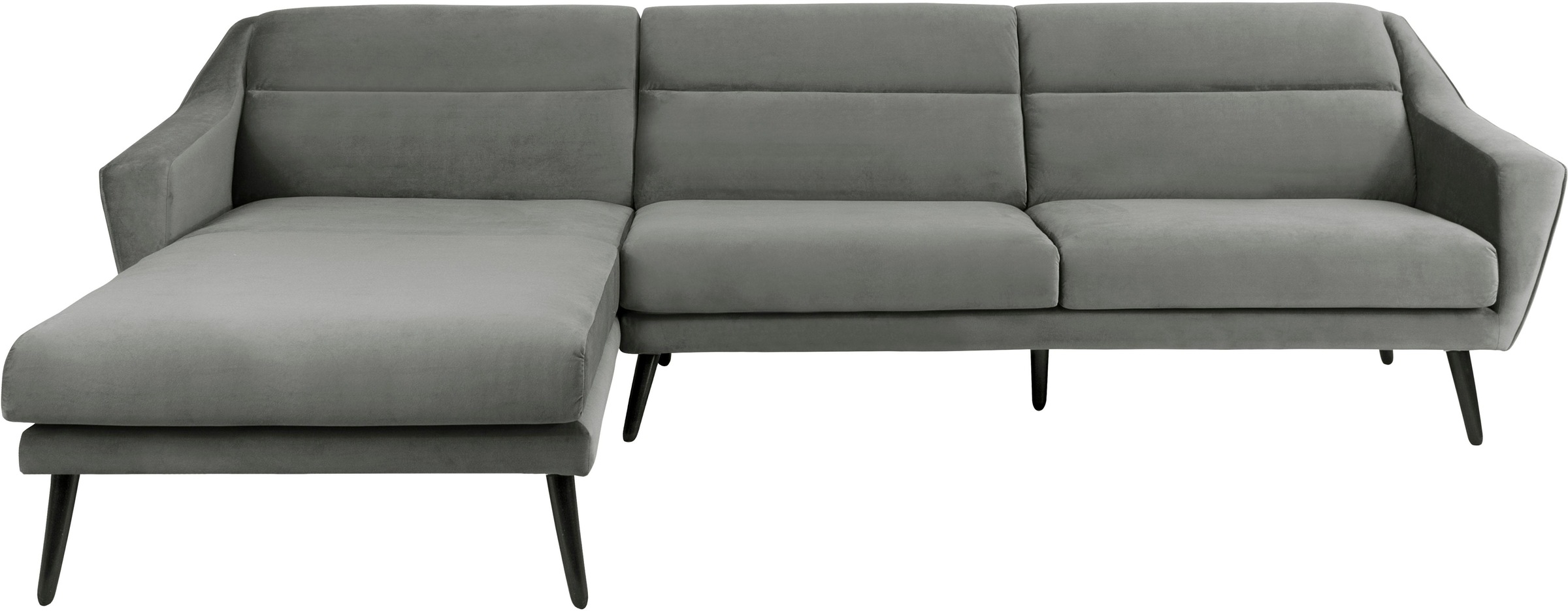 OTTO home Ecksofa "Bille L-Form" mit Naht im Rückenkissen und Beinen aus Ei günstig online kaufen