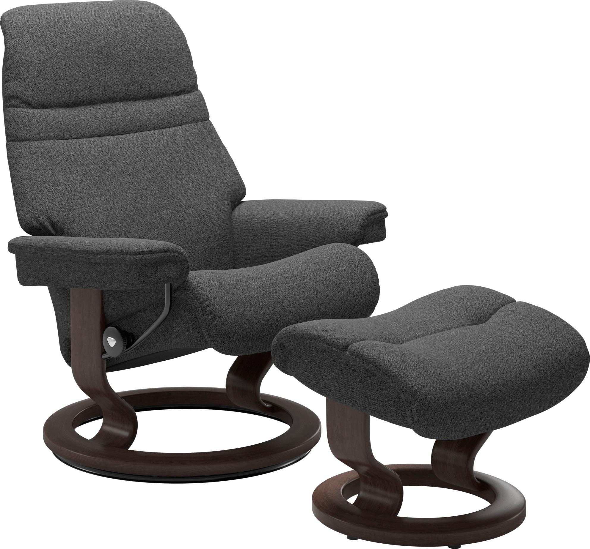 Stressless Fußhocker "Sunrise", mit Classic Base, Gestell Wenge