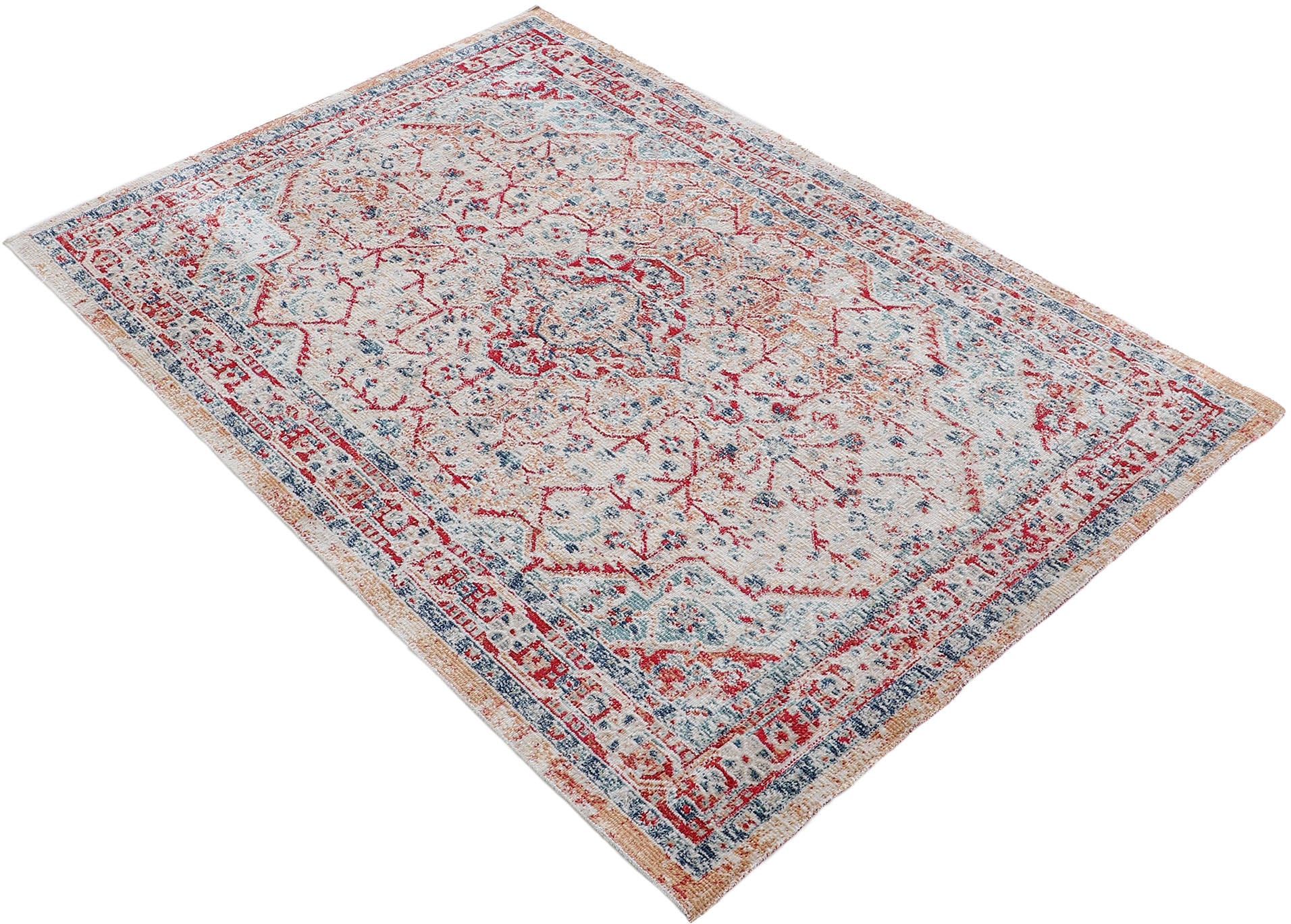 carpetfine Teppich »Noah_2«, rechteckig, 3 mm Höhe, Orient Vintage Look